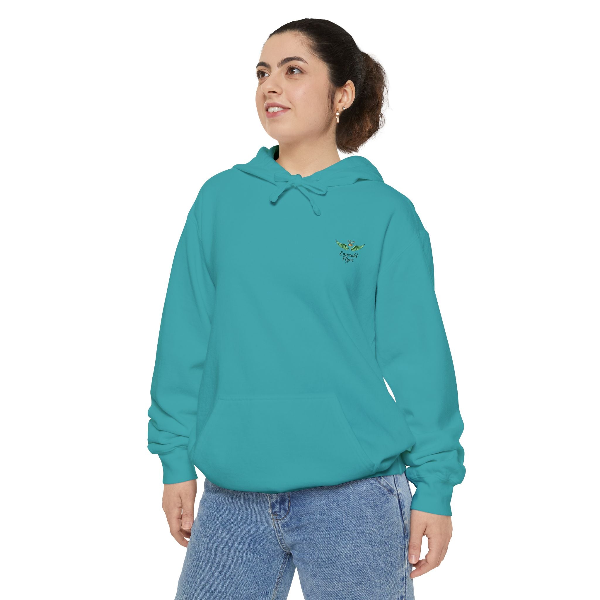 Emerald Flyer Hoodie Big Back Embroidered