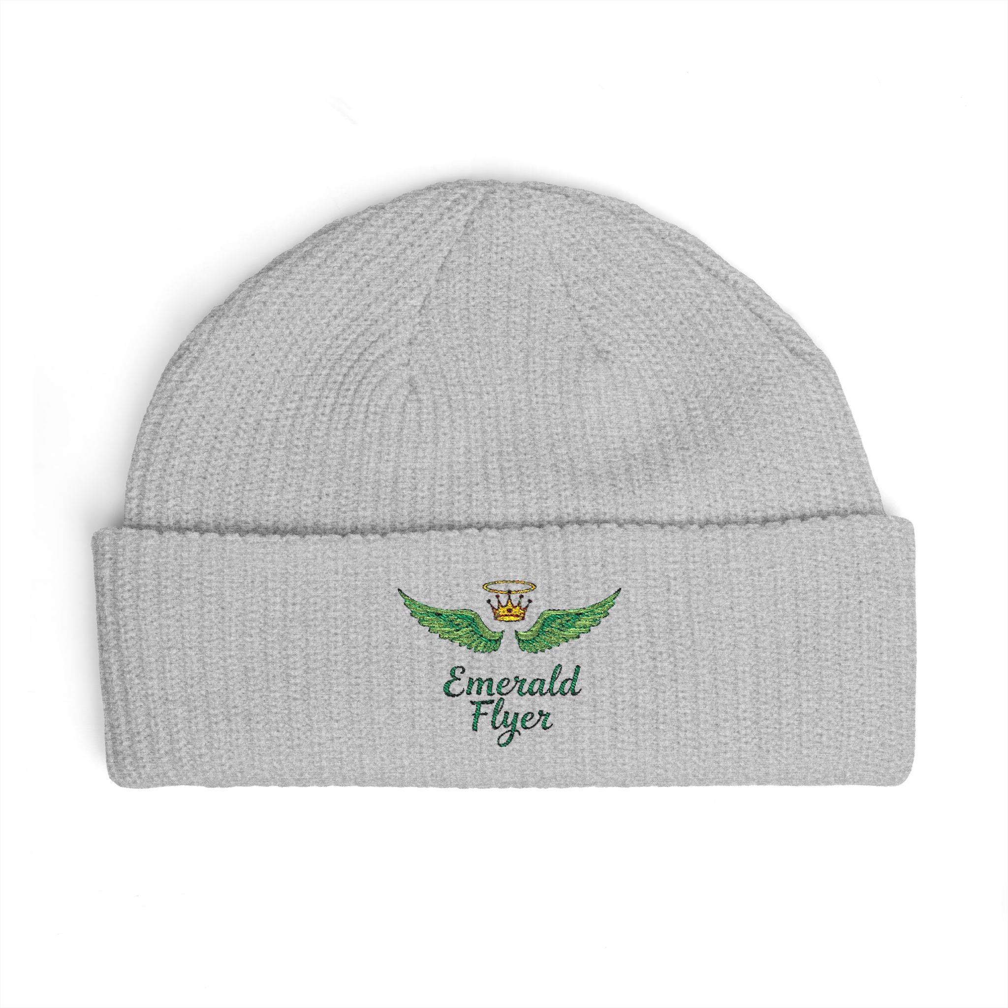 Emerald Flyer logo Cuff Beanie