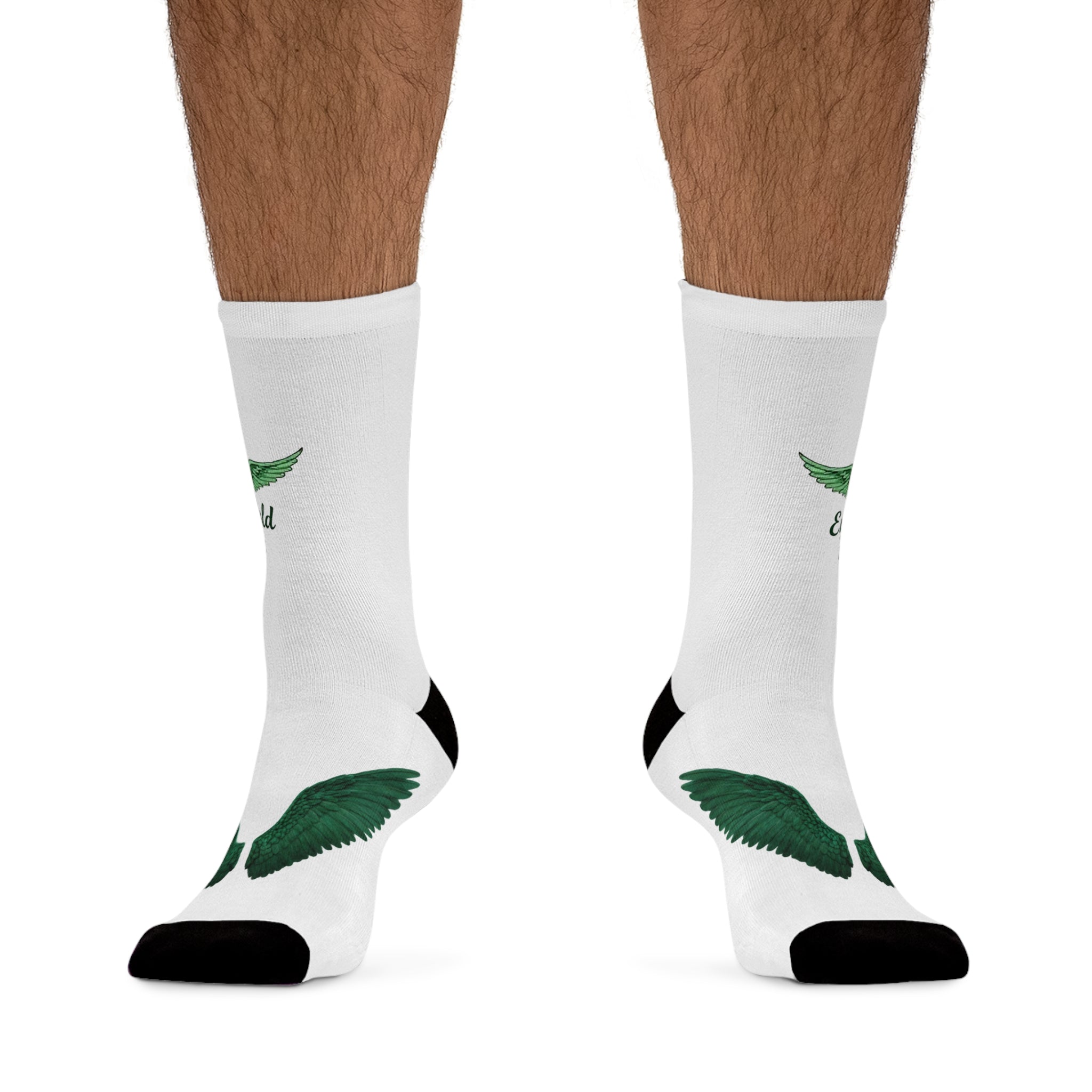 Emerald Flyer Wings Socks