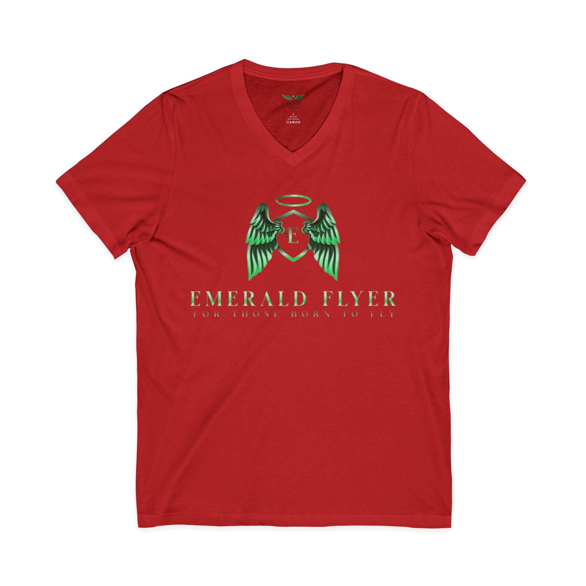 Emerald Flyer V‑Neck Wings