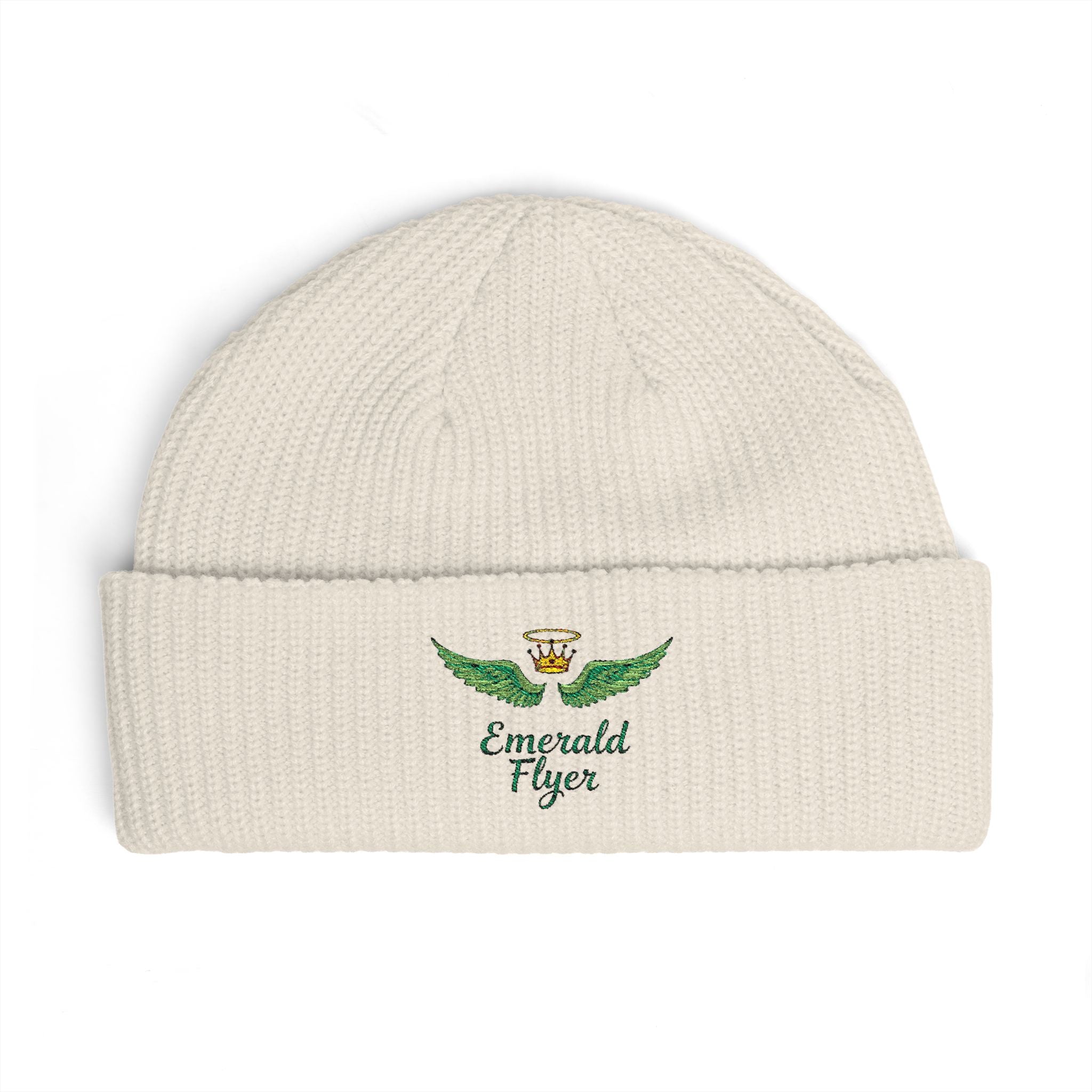 Emerald Flyer logo Cuff Beanie