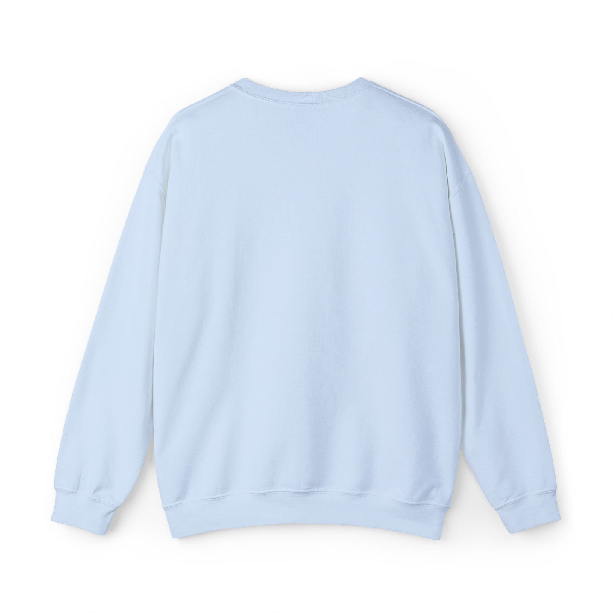 White Crewneck Sweatshirt with Tiny Green Plant Embroidery – “Plant Babe” Minimal Floral Design