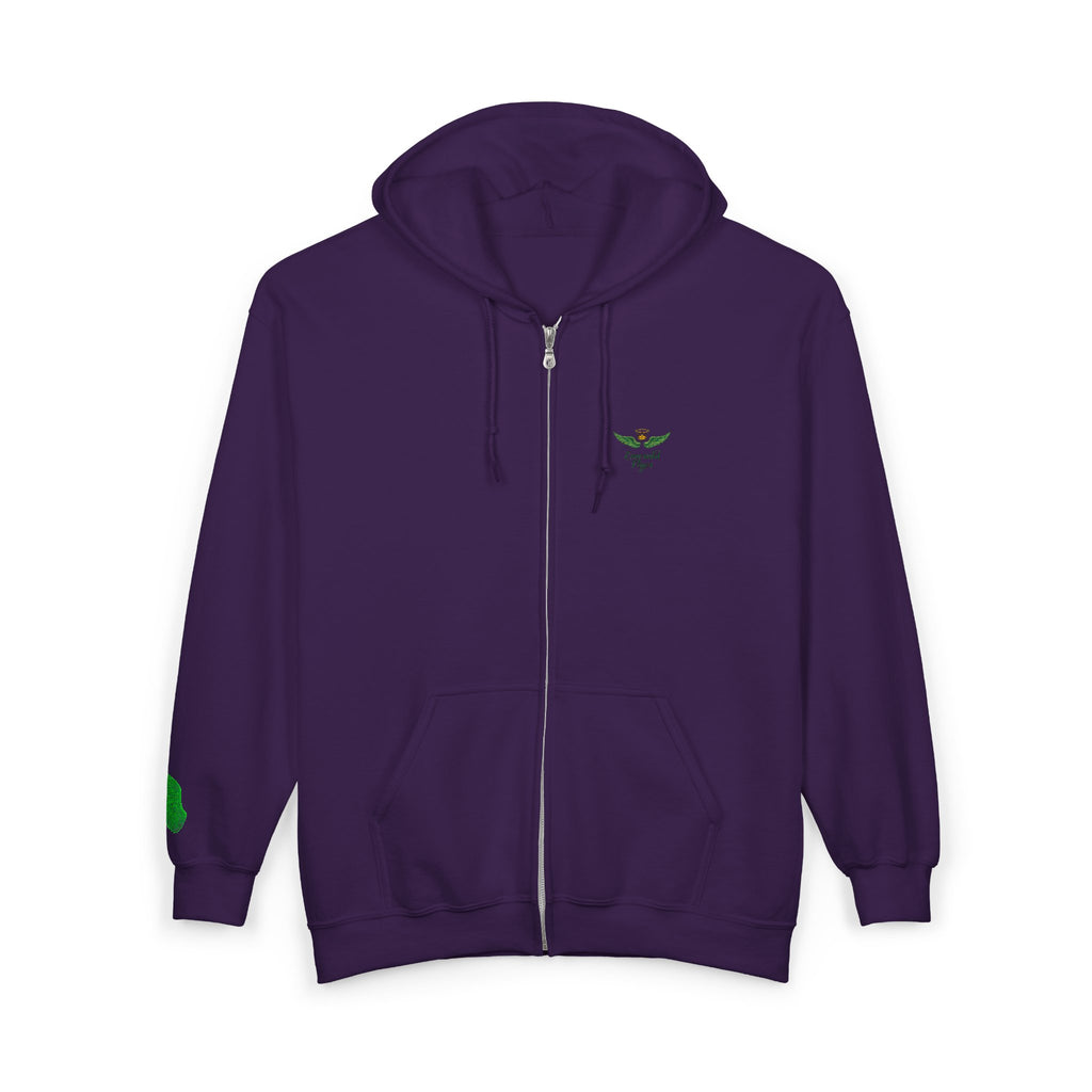 Emerald Flyer Zip Hoodies