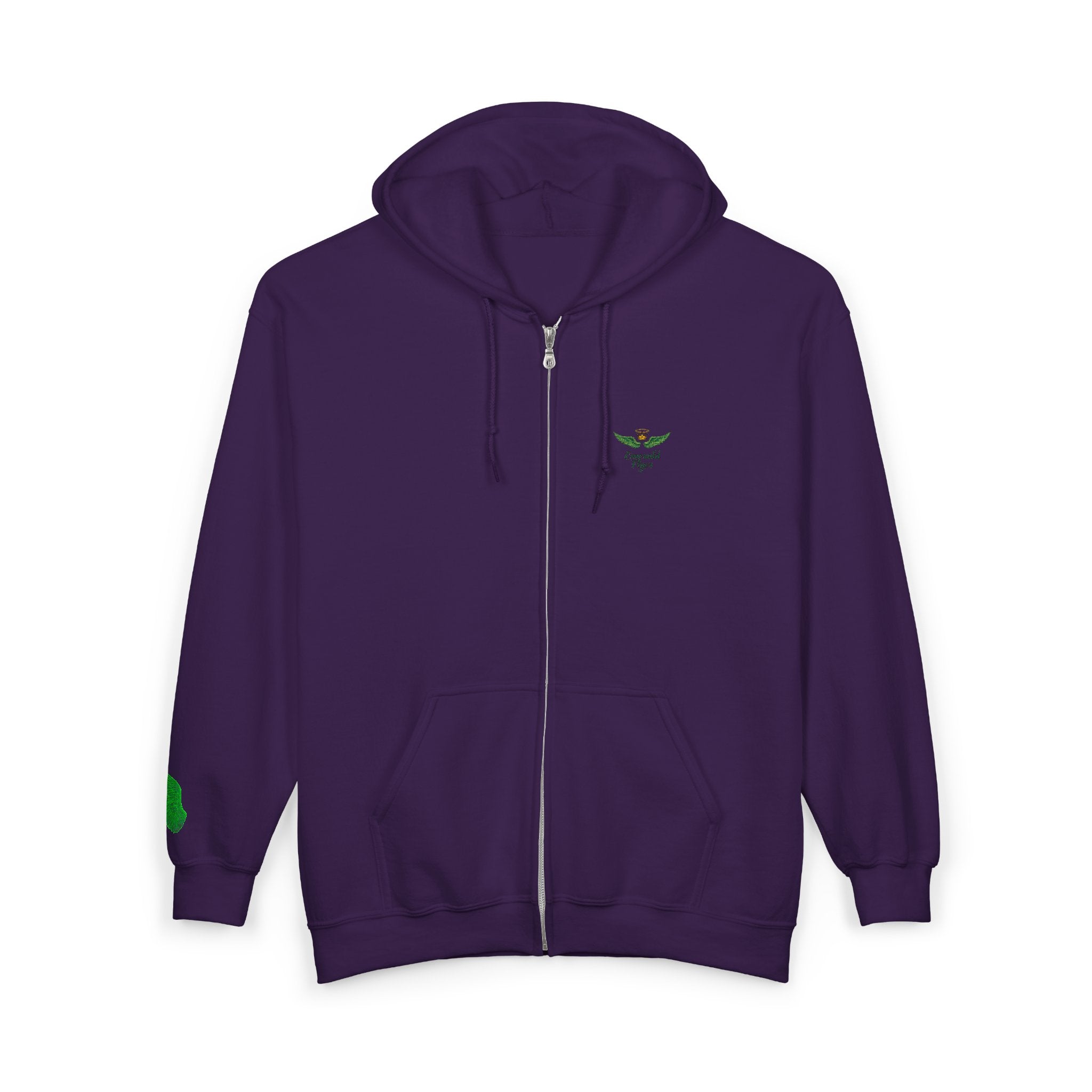 Emerald Flyer Zip Hoodies