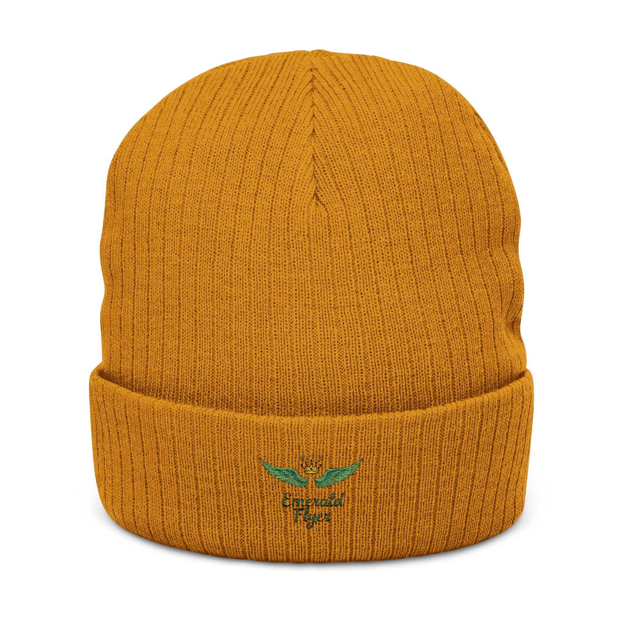 Emerald Flyer Skull Beanie