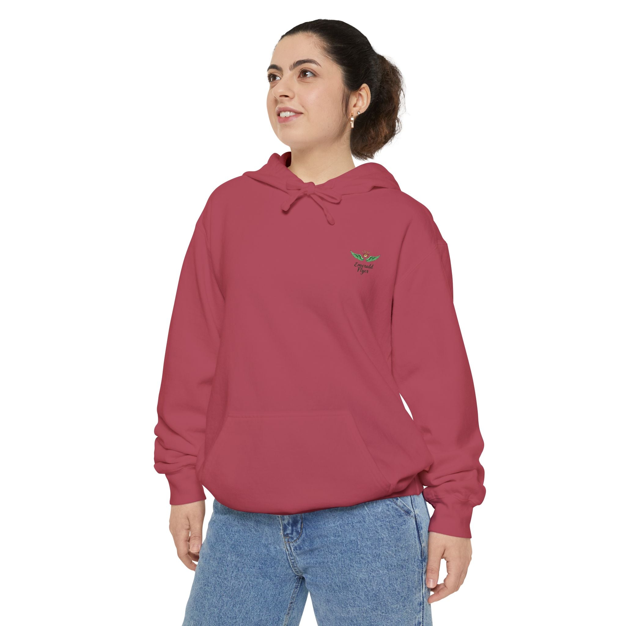 Emerald Flyer Hoodie Big Back Embroidered