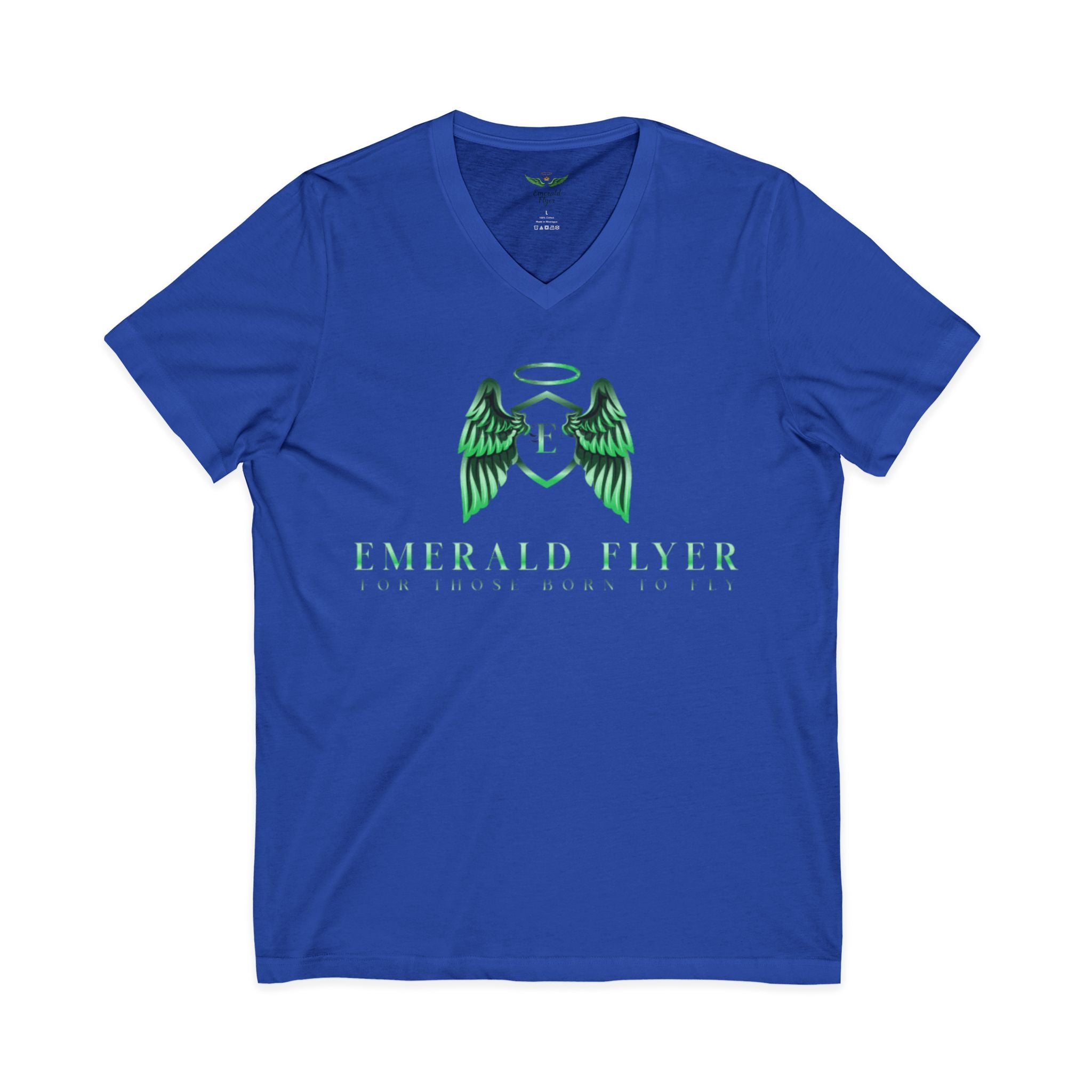 Emerald Flyer V‑Neck Wings