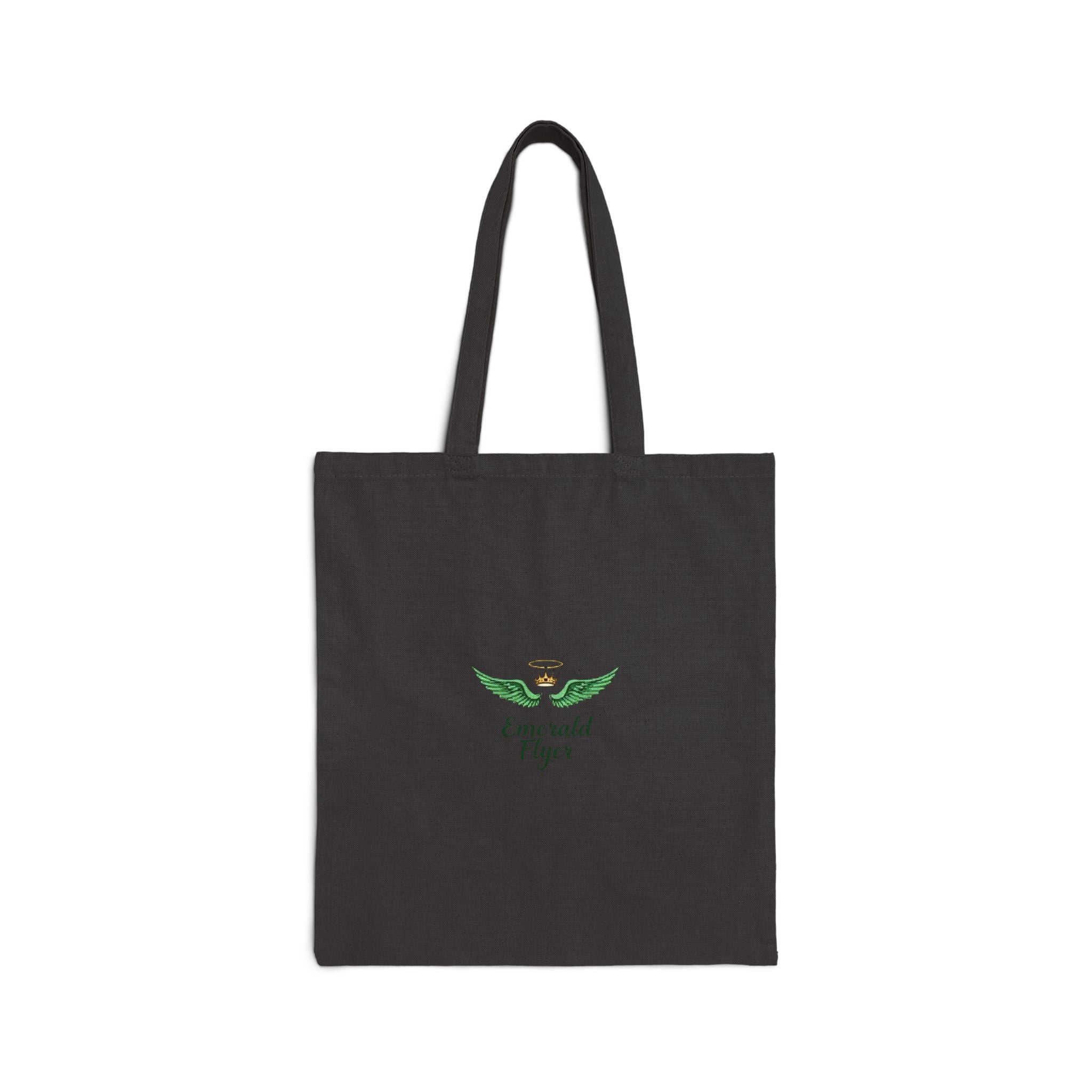 Tote Bag — Emerald Flyer Green Wings Canvas Tote