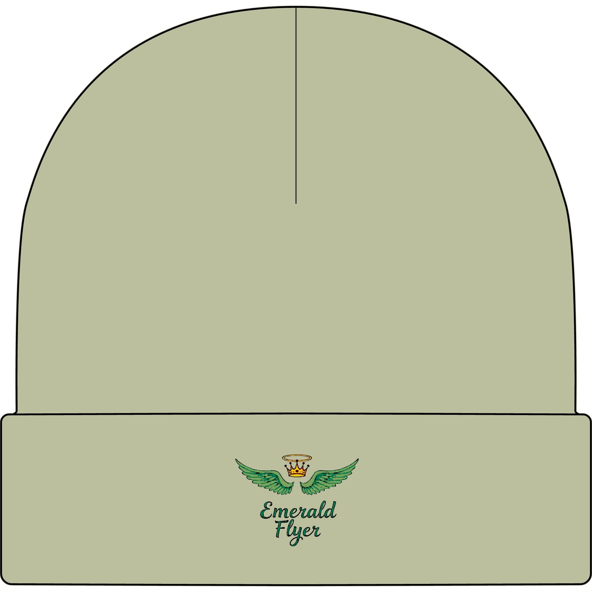 Emerald Flyer Cuff Beanie