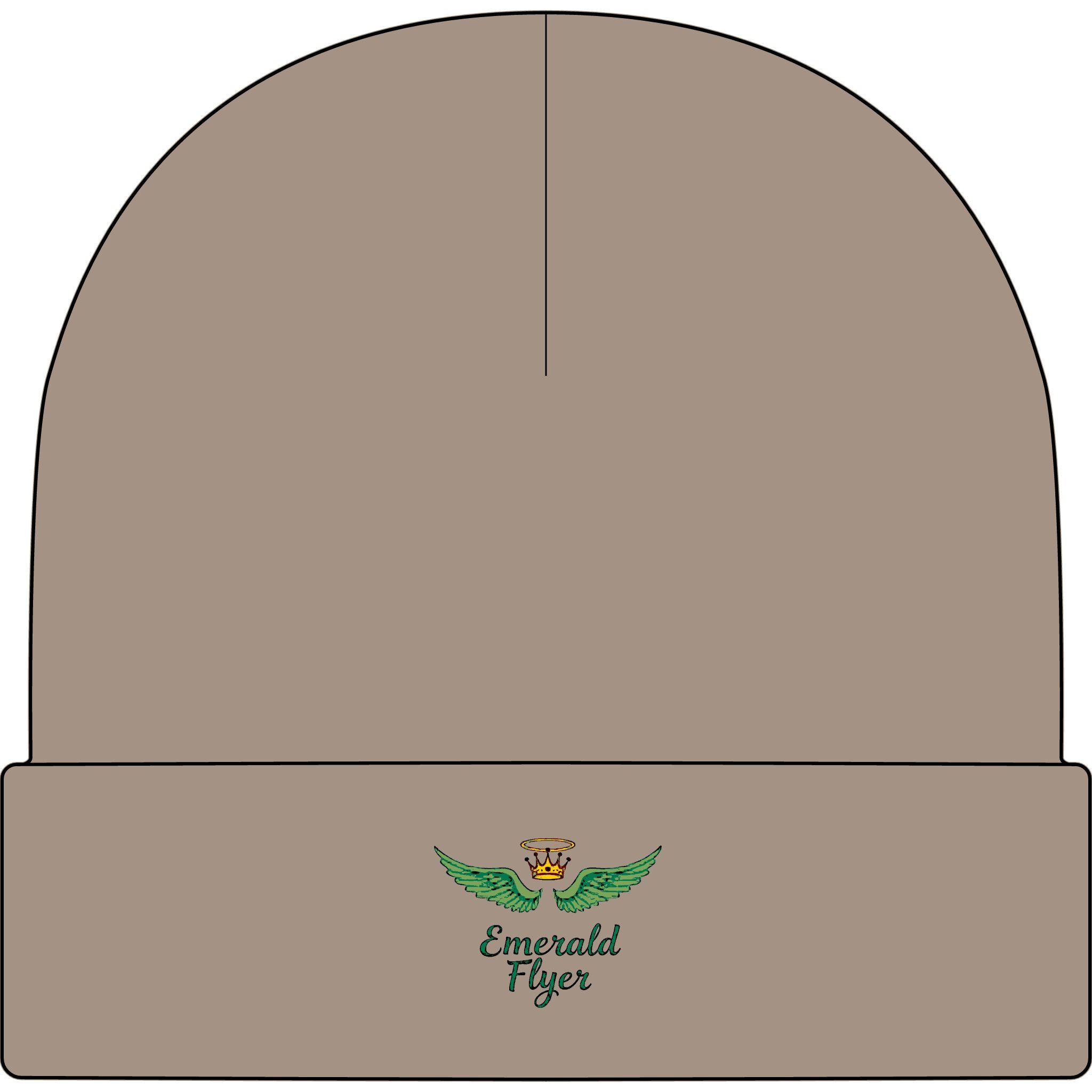 Emerald Flyer Cuff Beanie