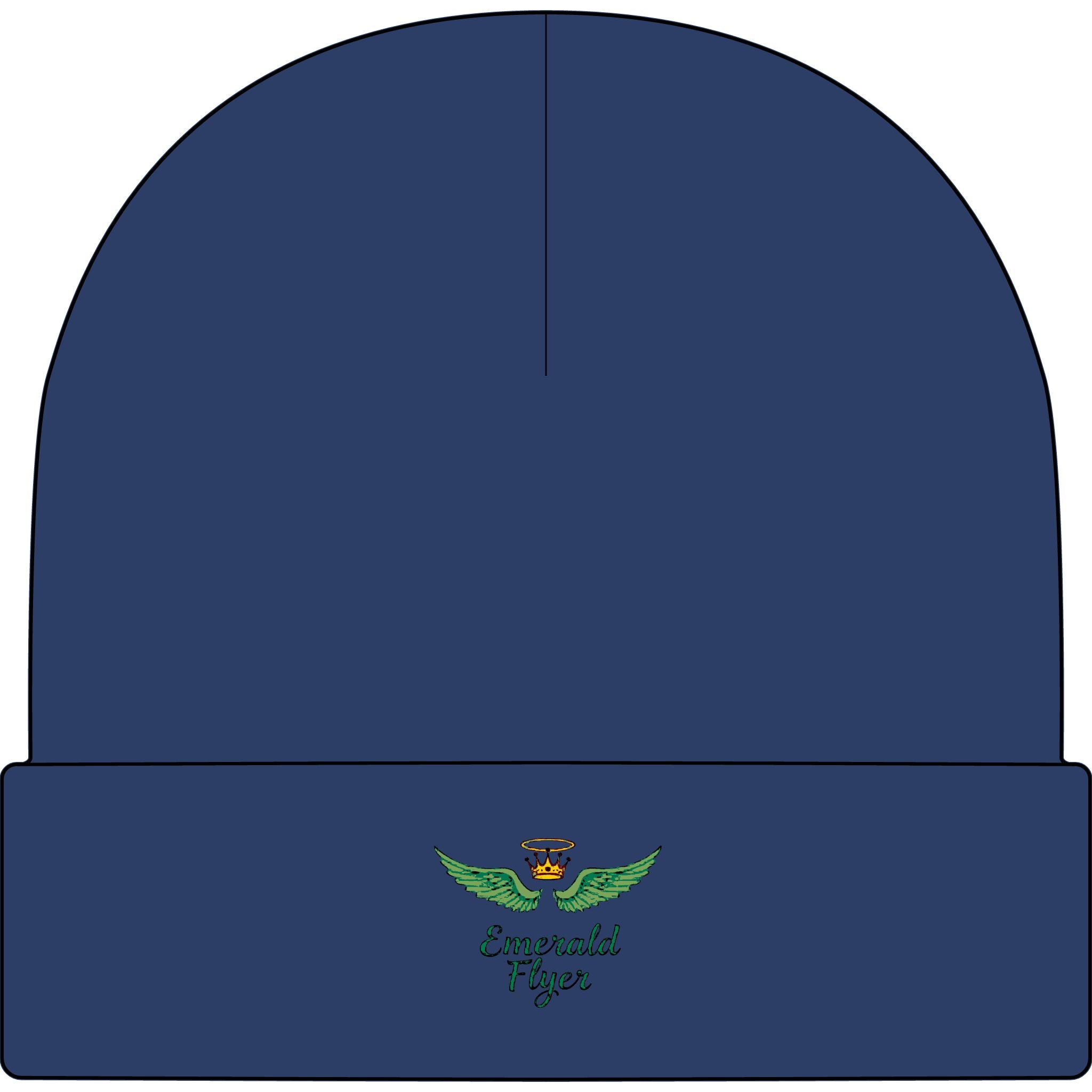 Emerald Flyer Cuff Beanie