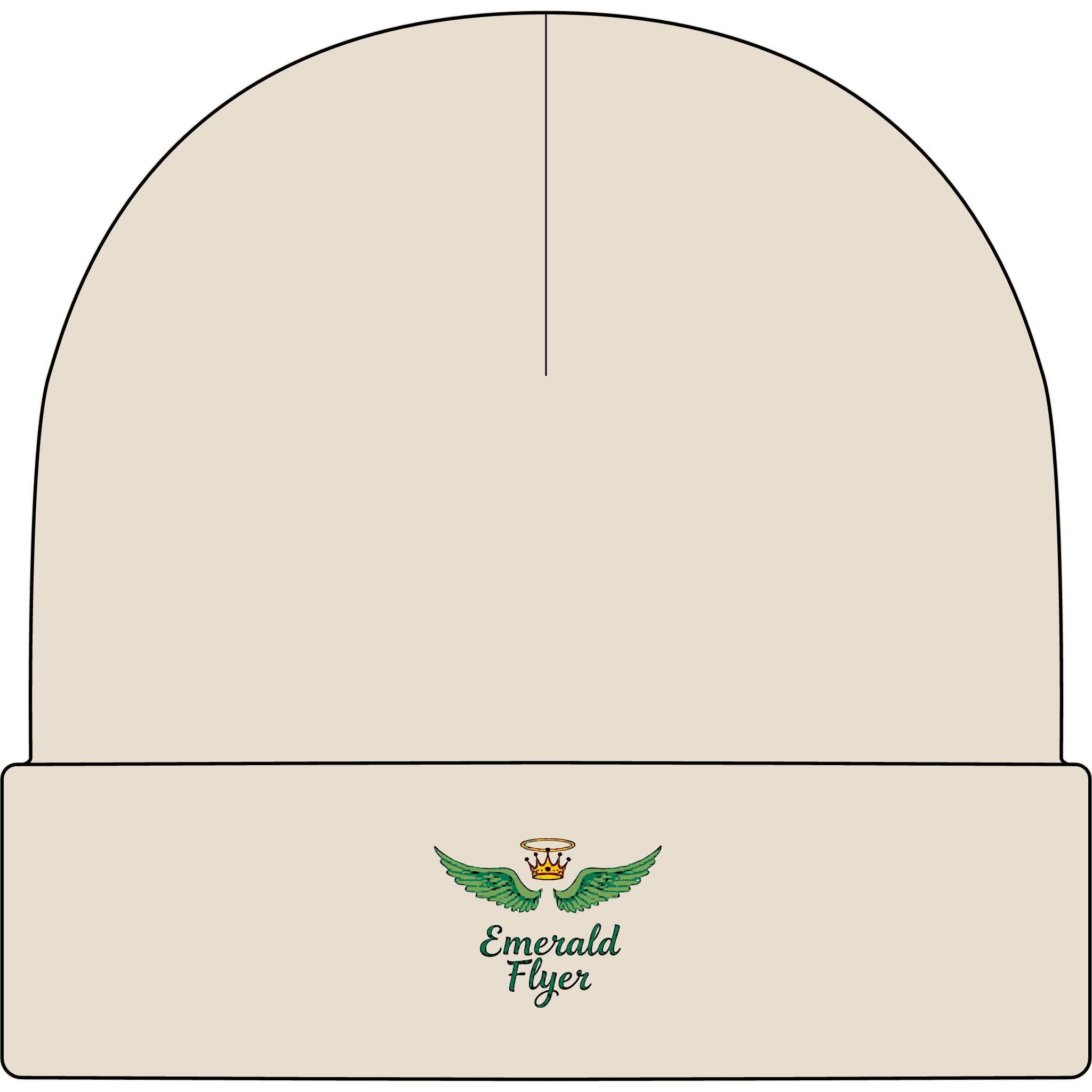 Emerald Flyer Cuff Beanie