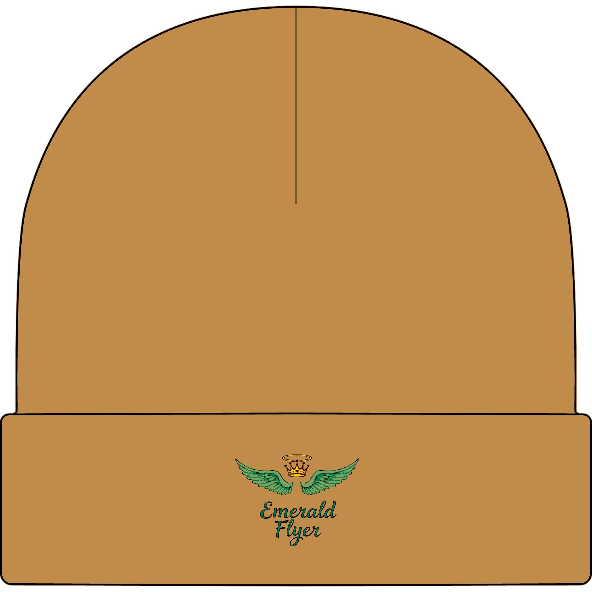 Emerald Flyer Cuff Beanie