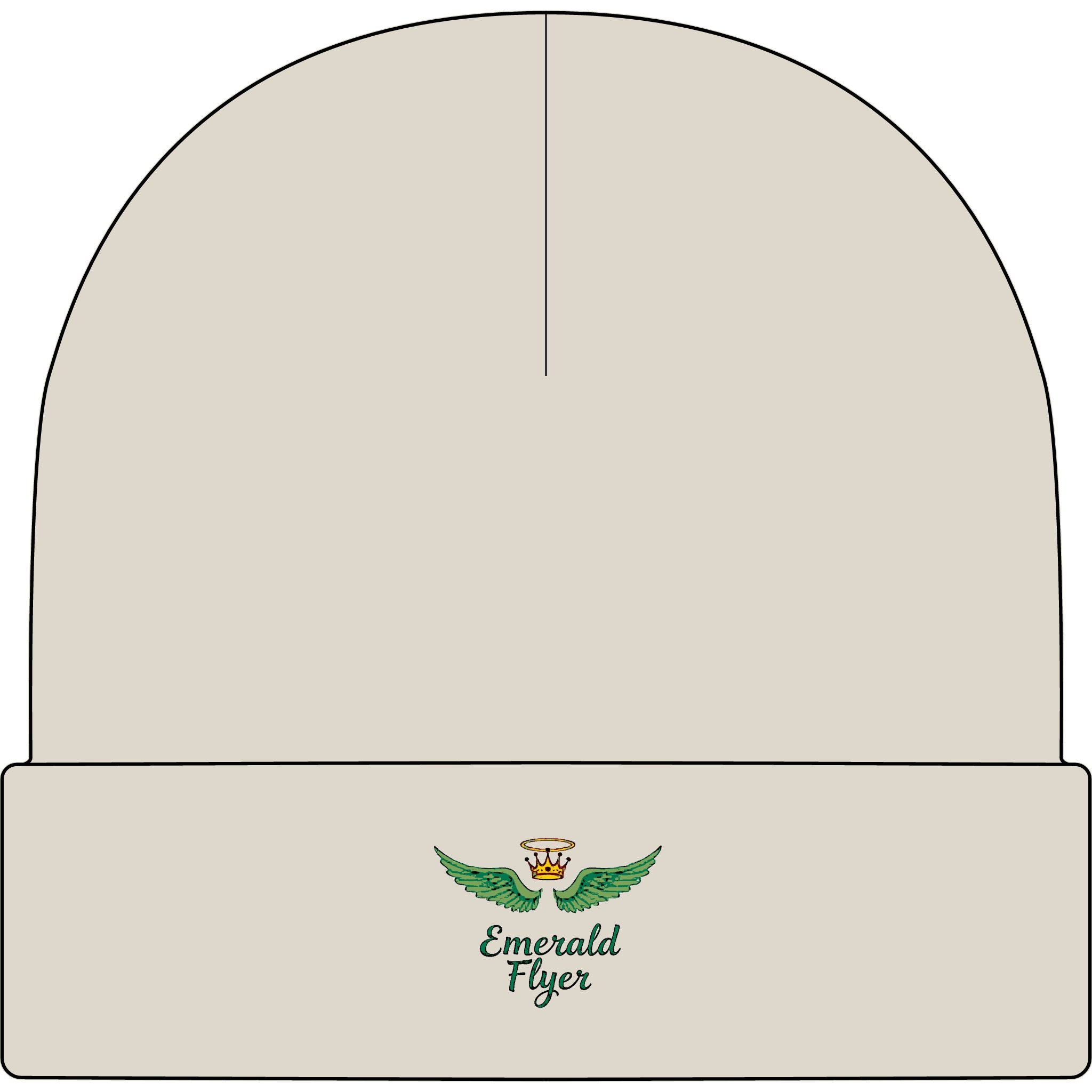 Emerald Flyer Cuff Beanie