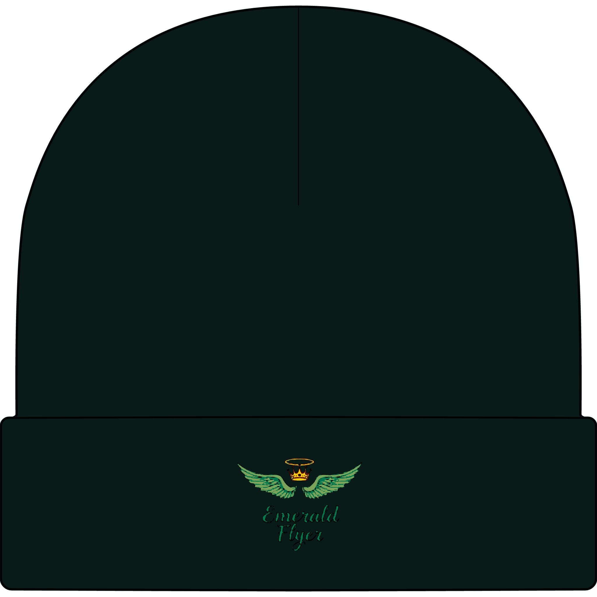 Emerald Flyer Cuff Beanie