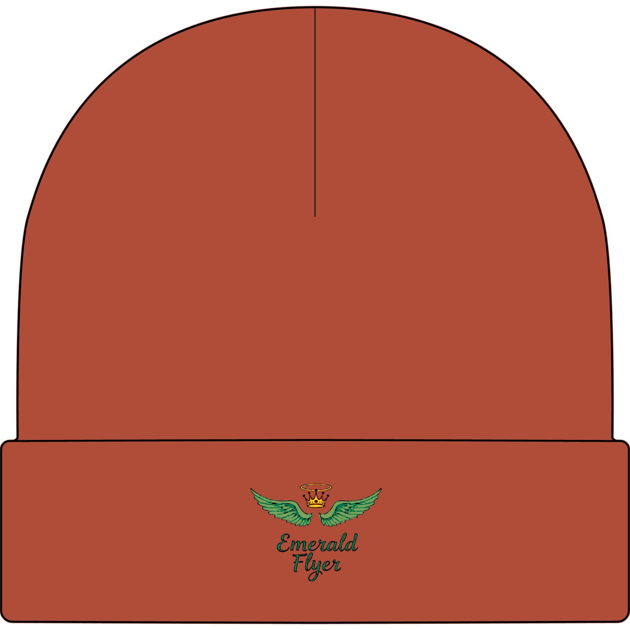 Emerald Flyer Cuff Beanie