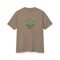Emerald Flyer Tee — 'Emerald Flyer' Wings Graphic Cotton T-Shirt