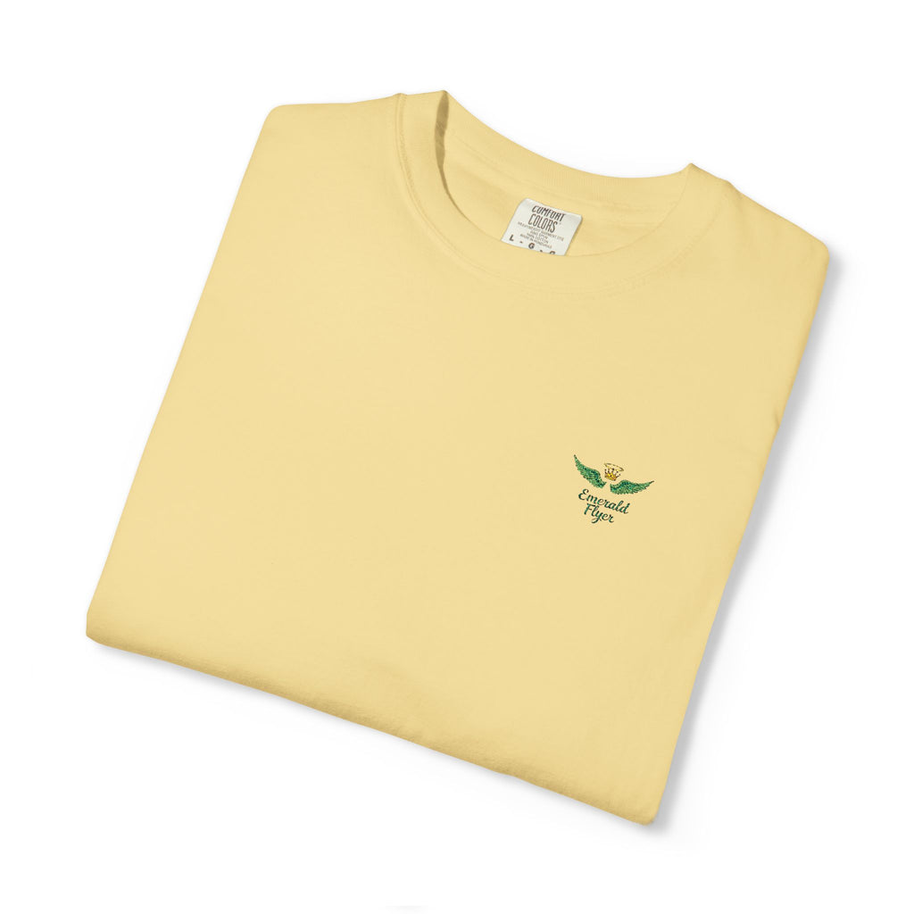 Emerald Flyer small print t-shirt