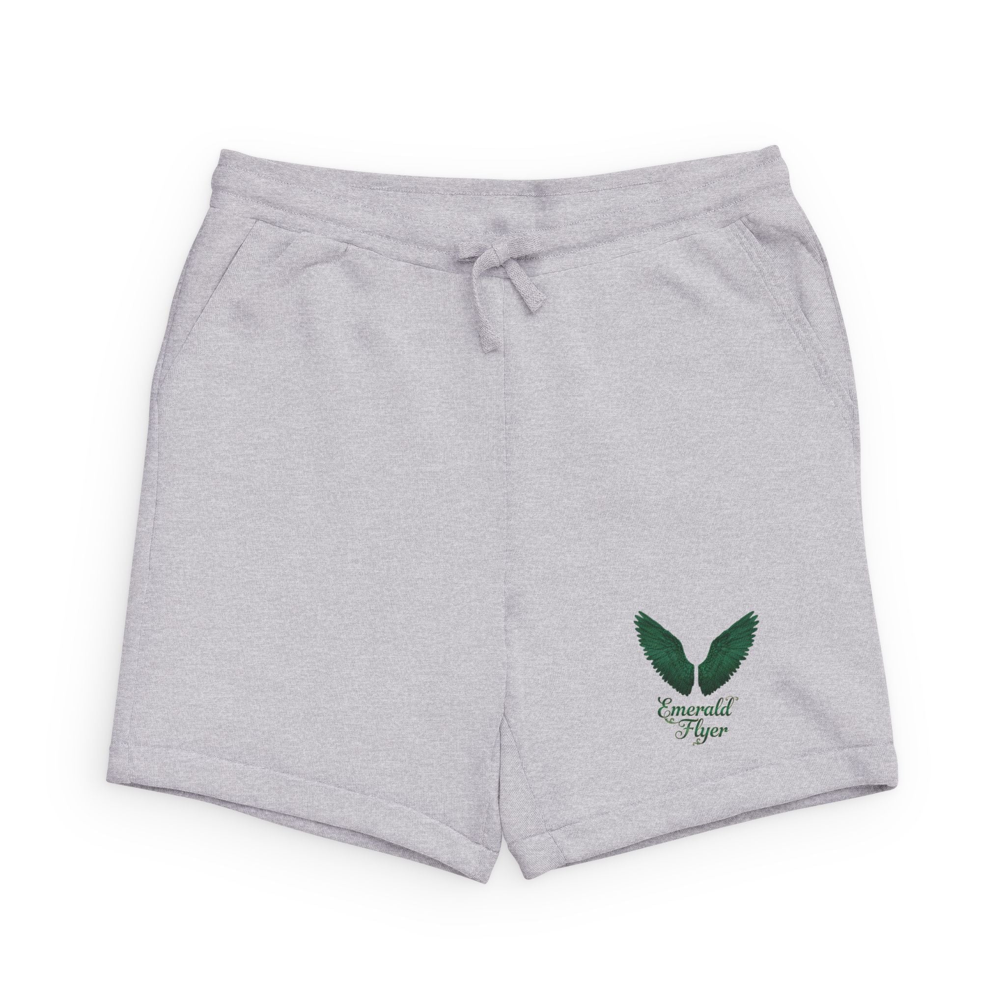 Green Wing Casual Fleece Shorts