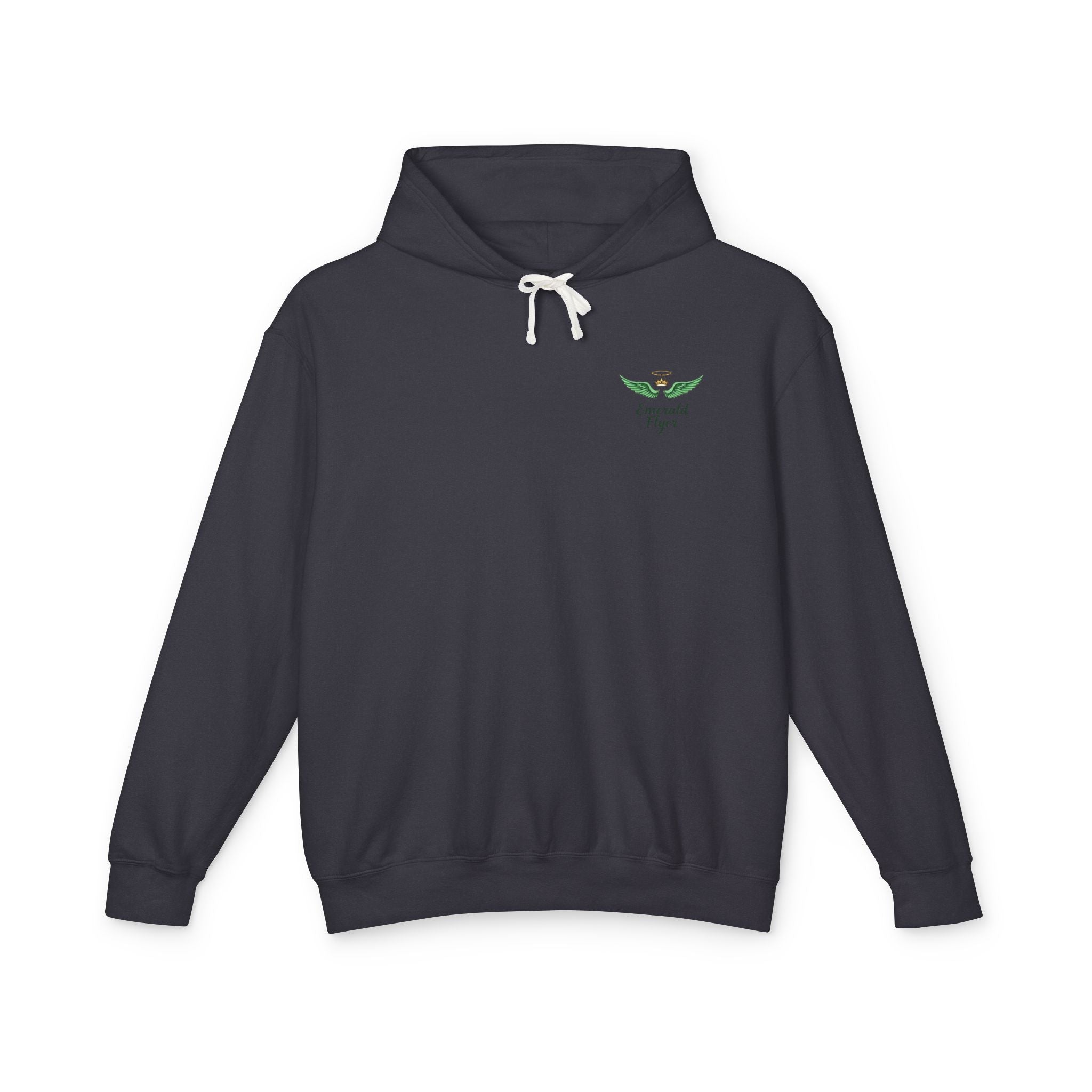 Winged Crown Hoodie — 'Born To Fly' Lightweight Pullover
