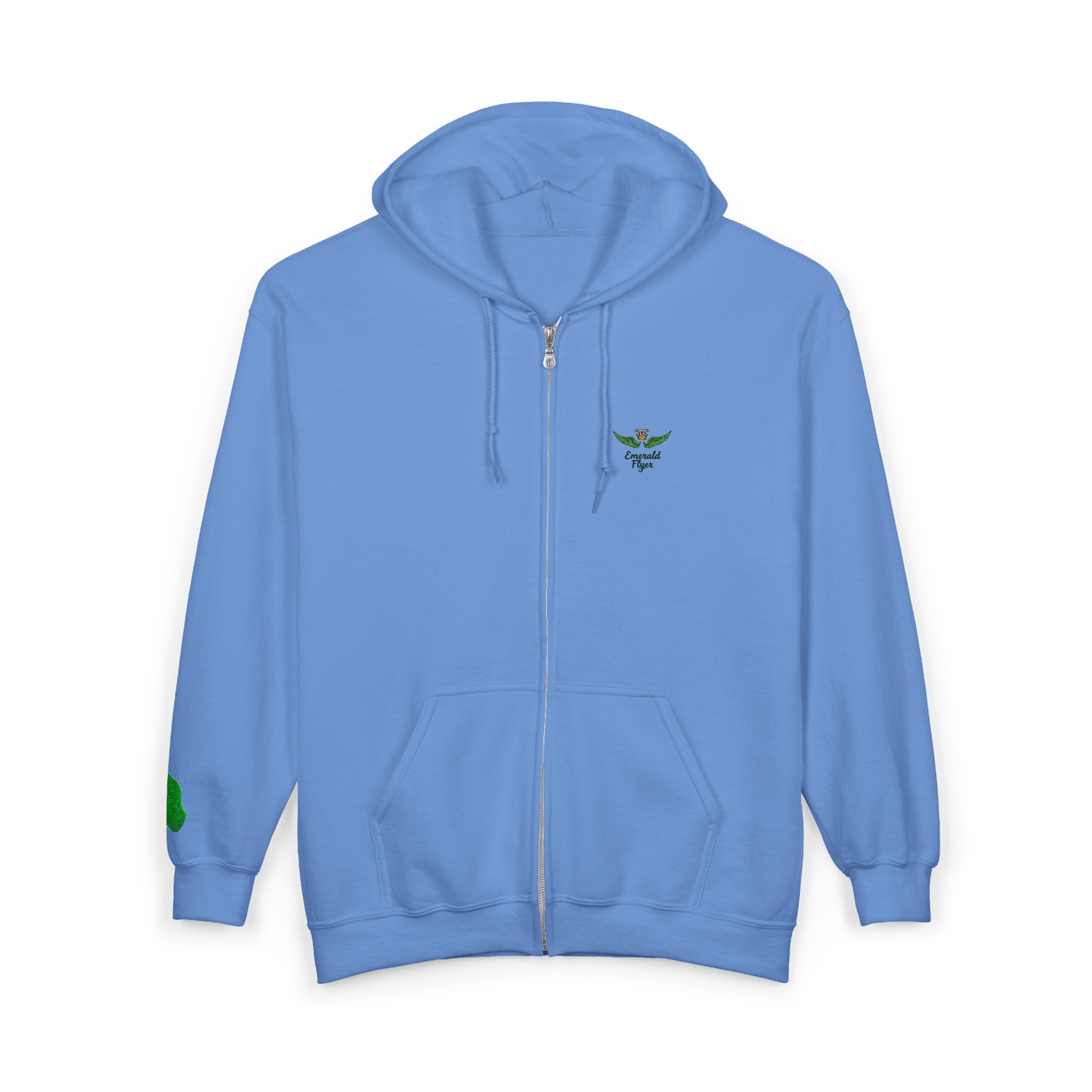 Emerald Flyer Zip Hoodies