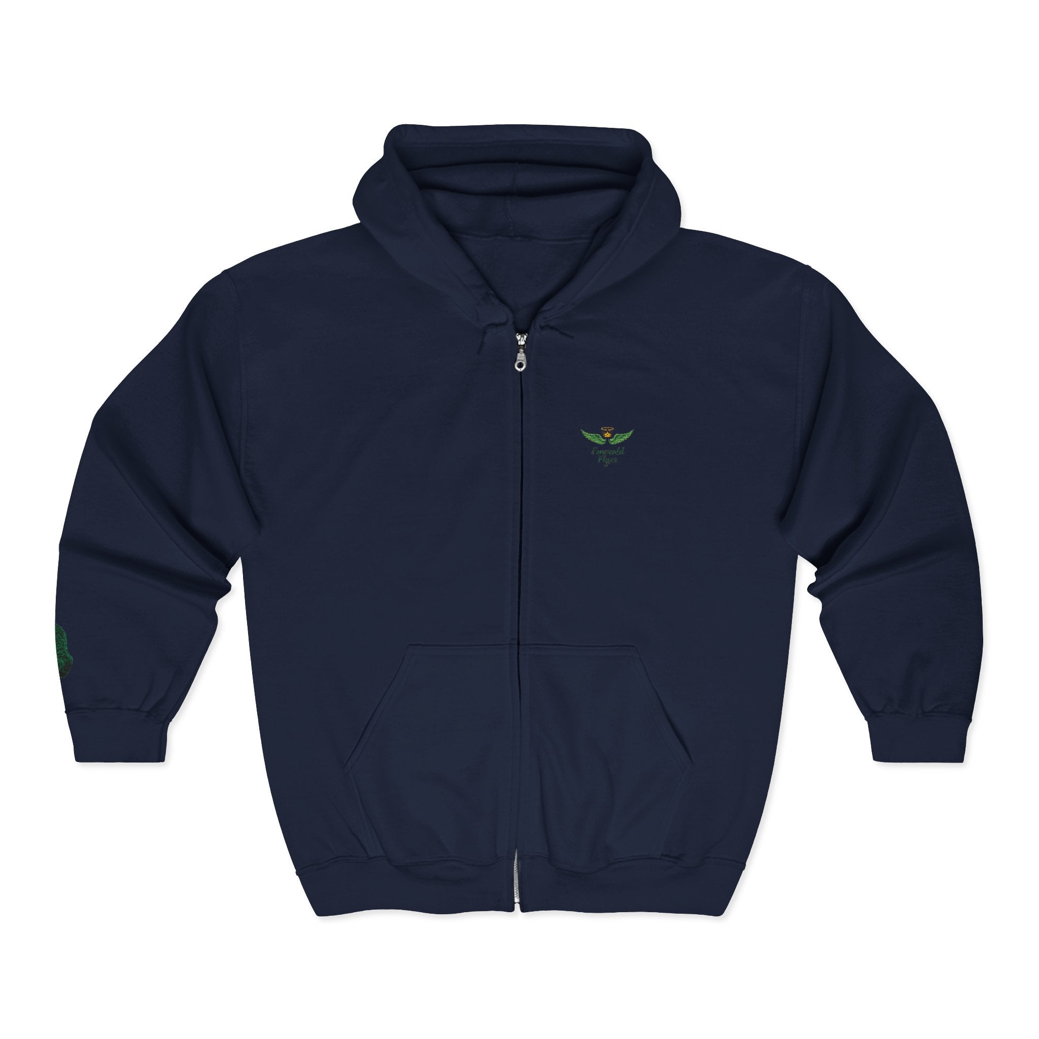 Emerald Flyer Zip Hoodies