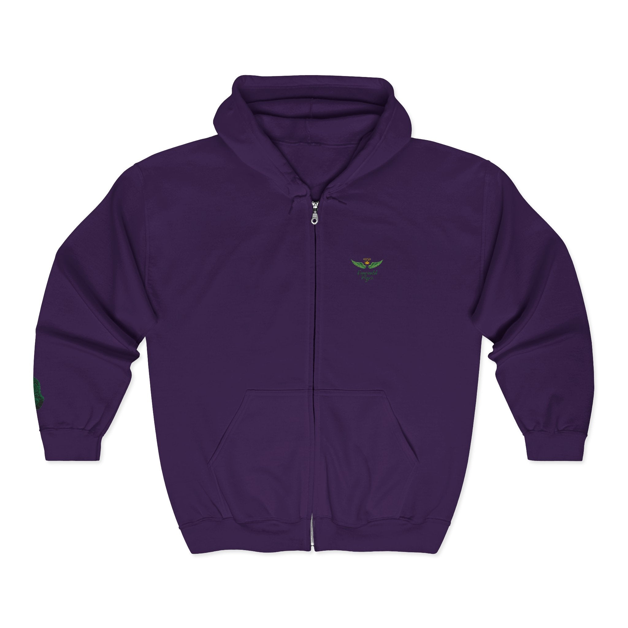Emerald Flyer Zip Hoodies