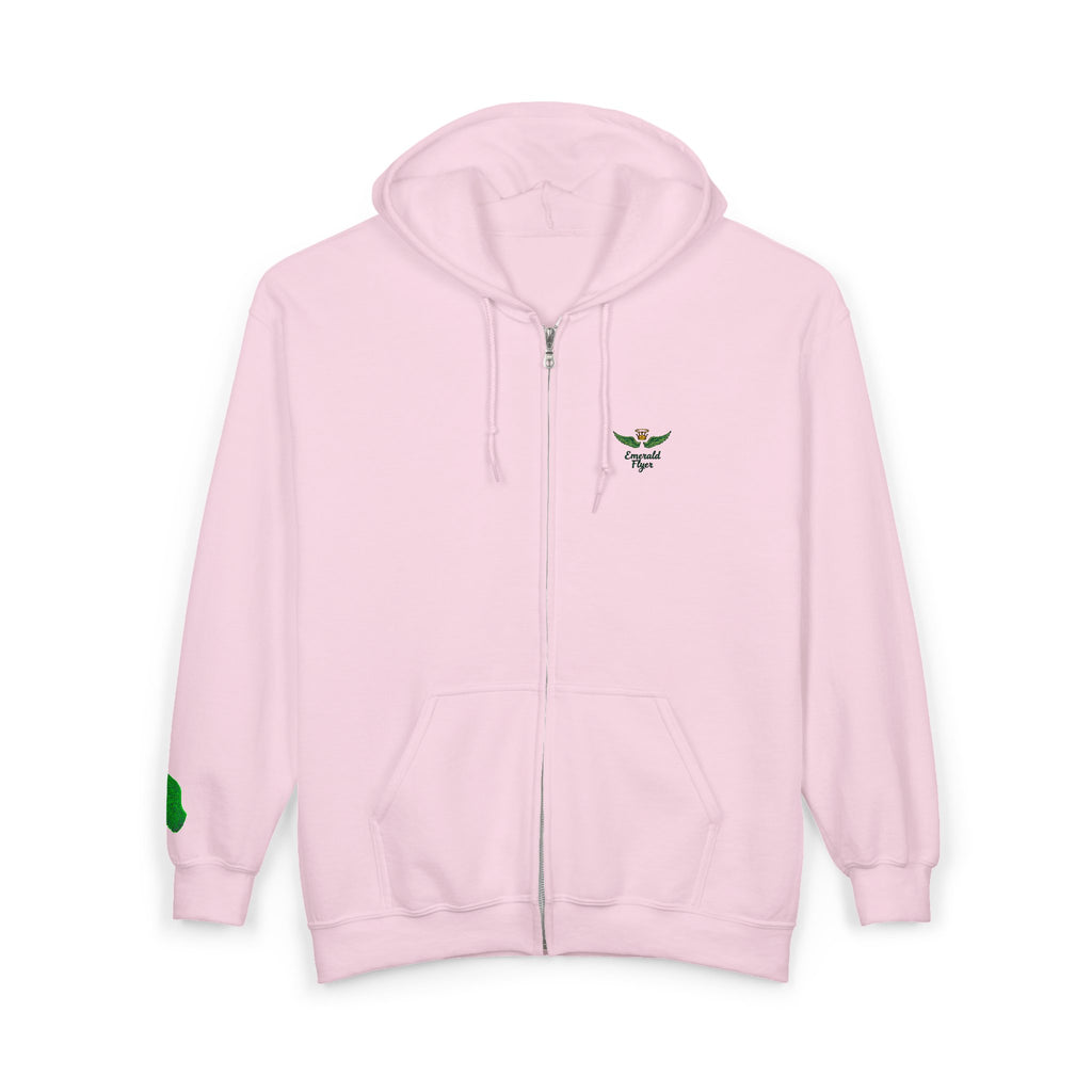Emerald Flyer Zip Hoodies