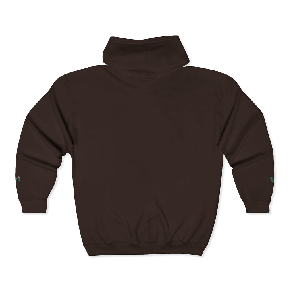Emerald Flyer Zip Lux Cuff Emblem Sweatshirt