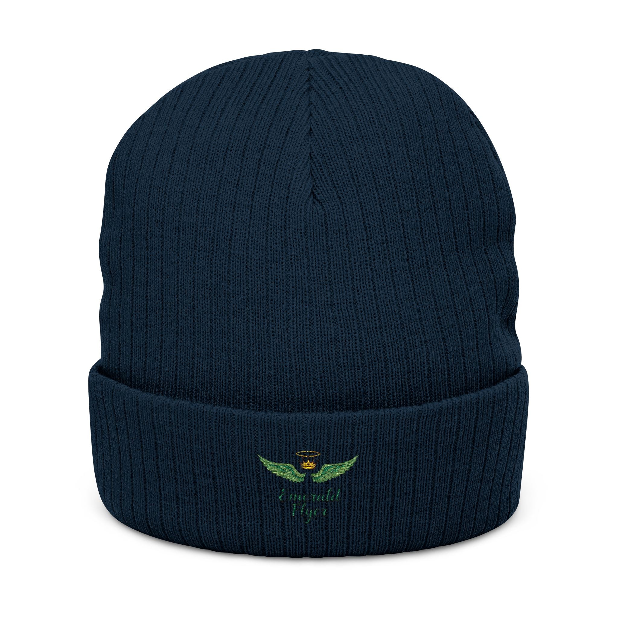 Emerald Flyer Skull Beanie
