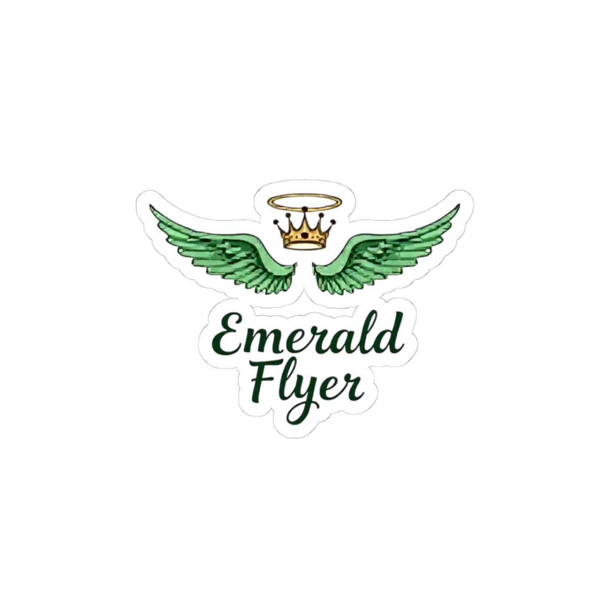 Emerald Flyer Kiss-Cut Sticker