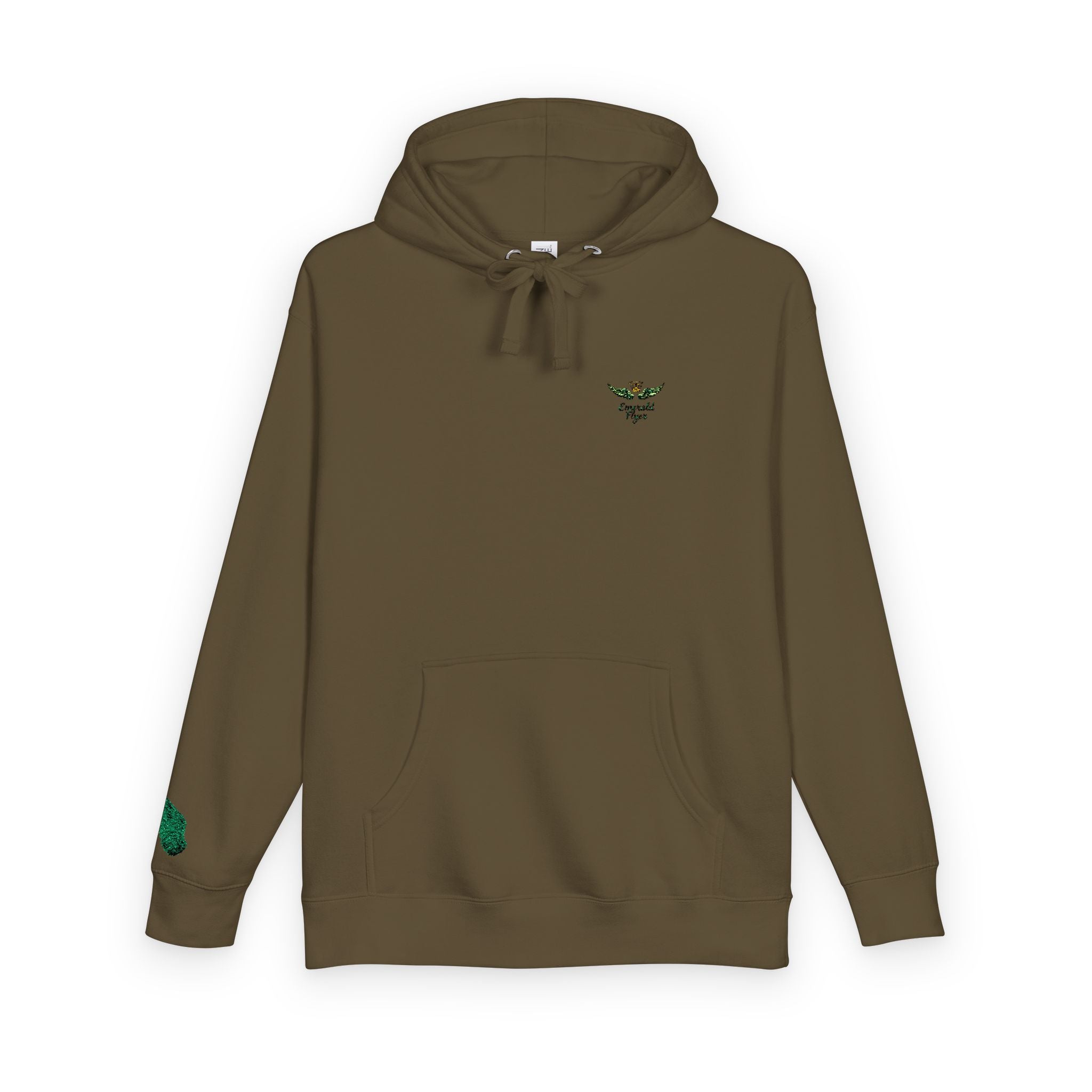 Emerald Flyer Sleeve Hoodie