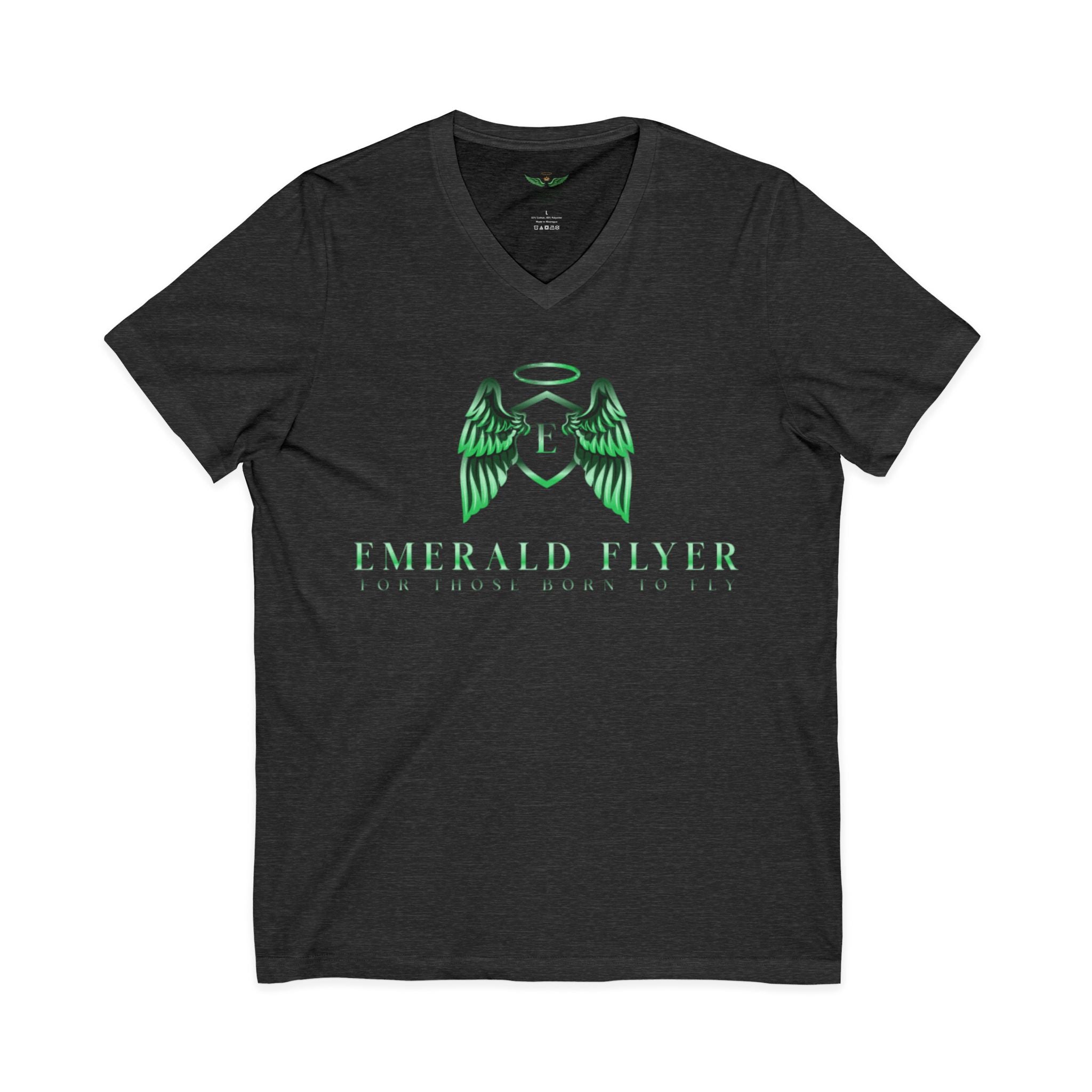 Emerald Flyer V‑Neck Wings