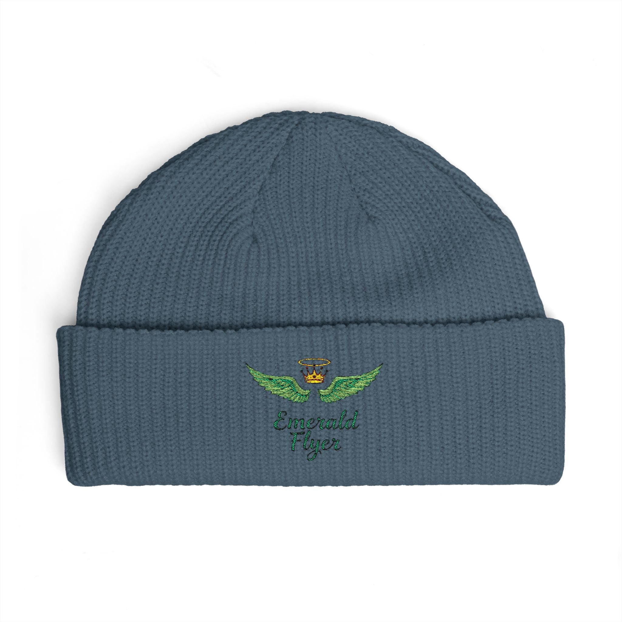 Emerald Flyer logo Cuff Beanie