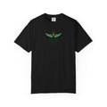 Emerald Flyer T-Shirt – 'Born to Fly' Winged Crown Graphic Tee