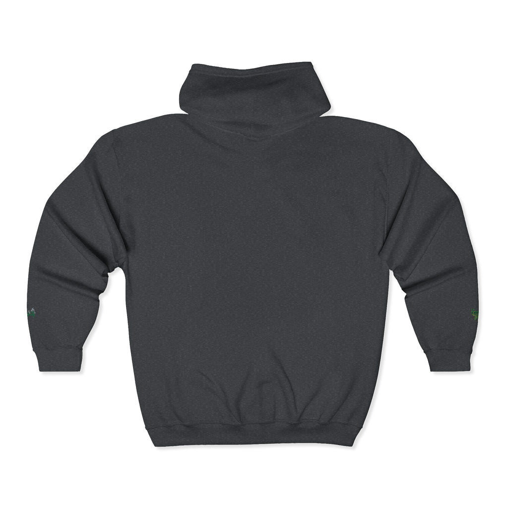 Emerald Flyer Zip Lux Cuff Emblem Sweatshirt
