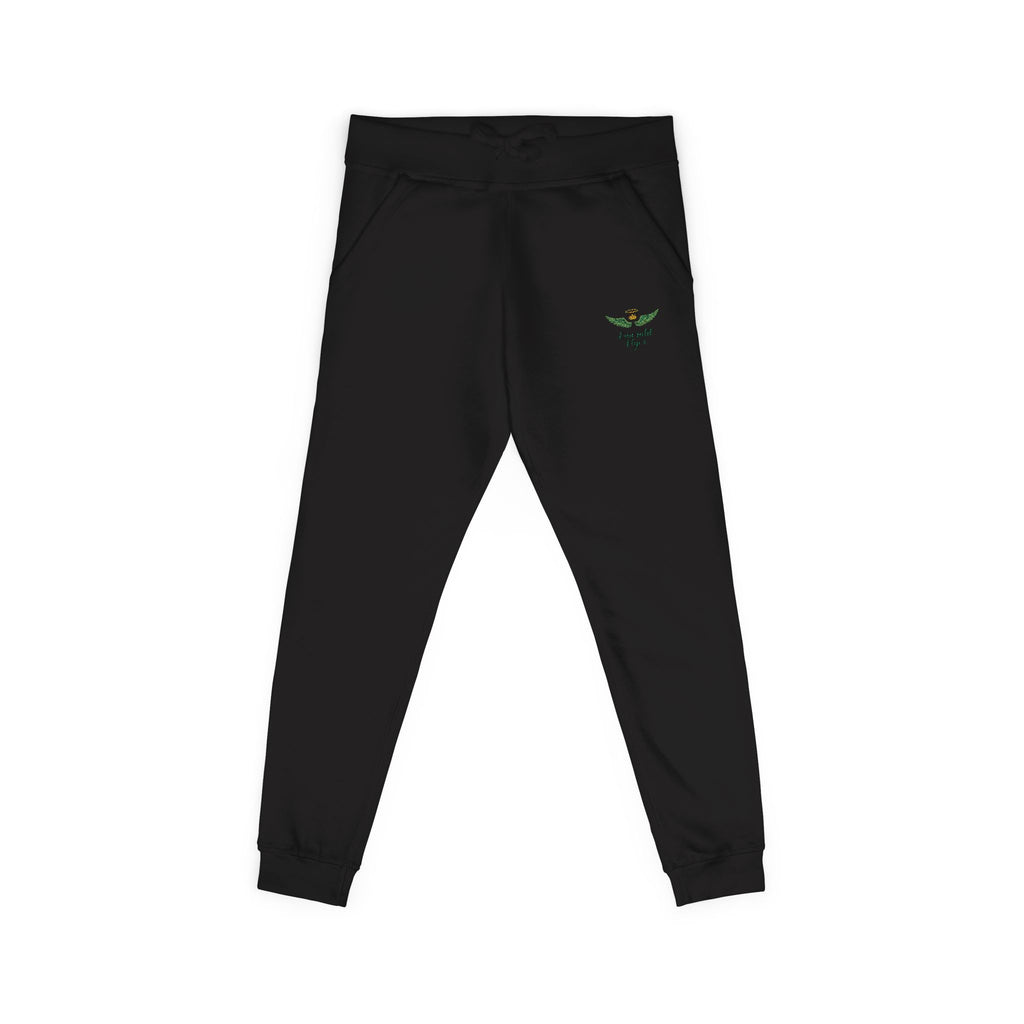 Embroidered Rose Pink Sweatpants | Cozy Fleece Joggers