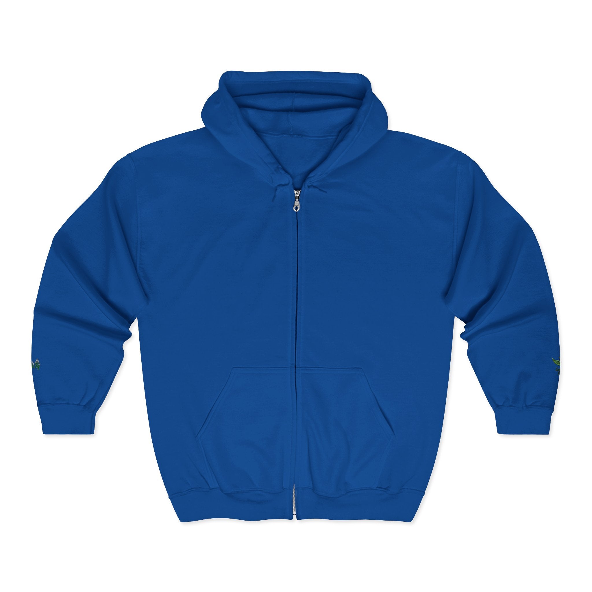 Emerald Flyer Zip Hoodie Cuff Logo
