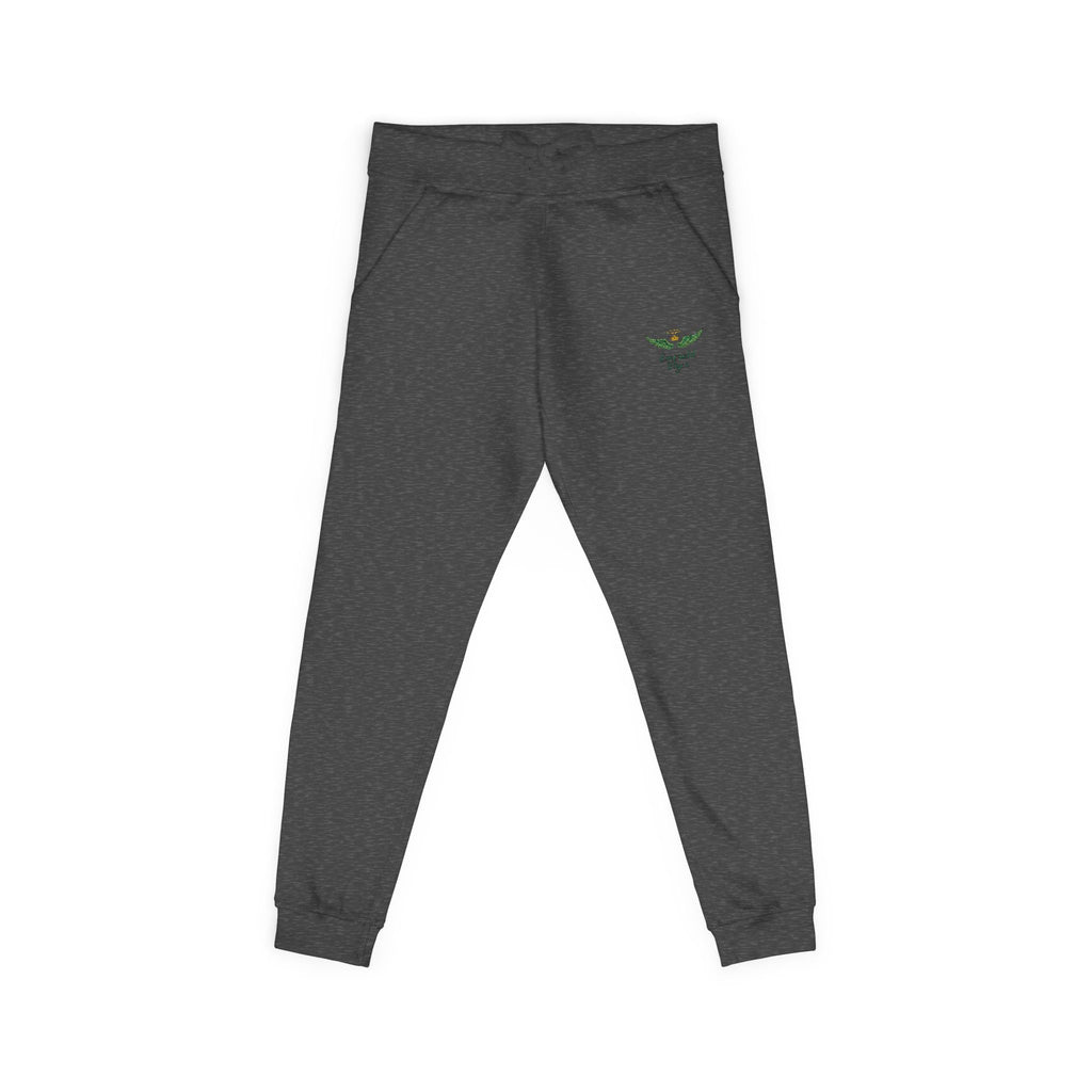 Embroidered Rose Pink Sweatpants | Cozy Fleece Joggers