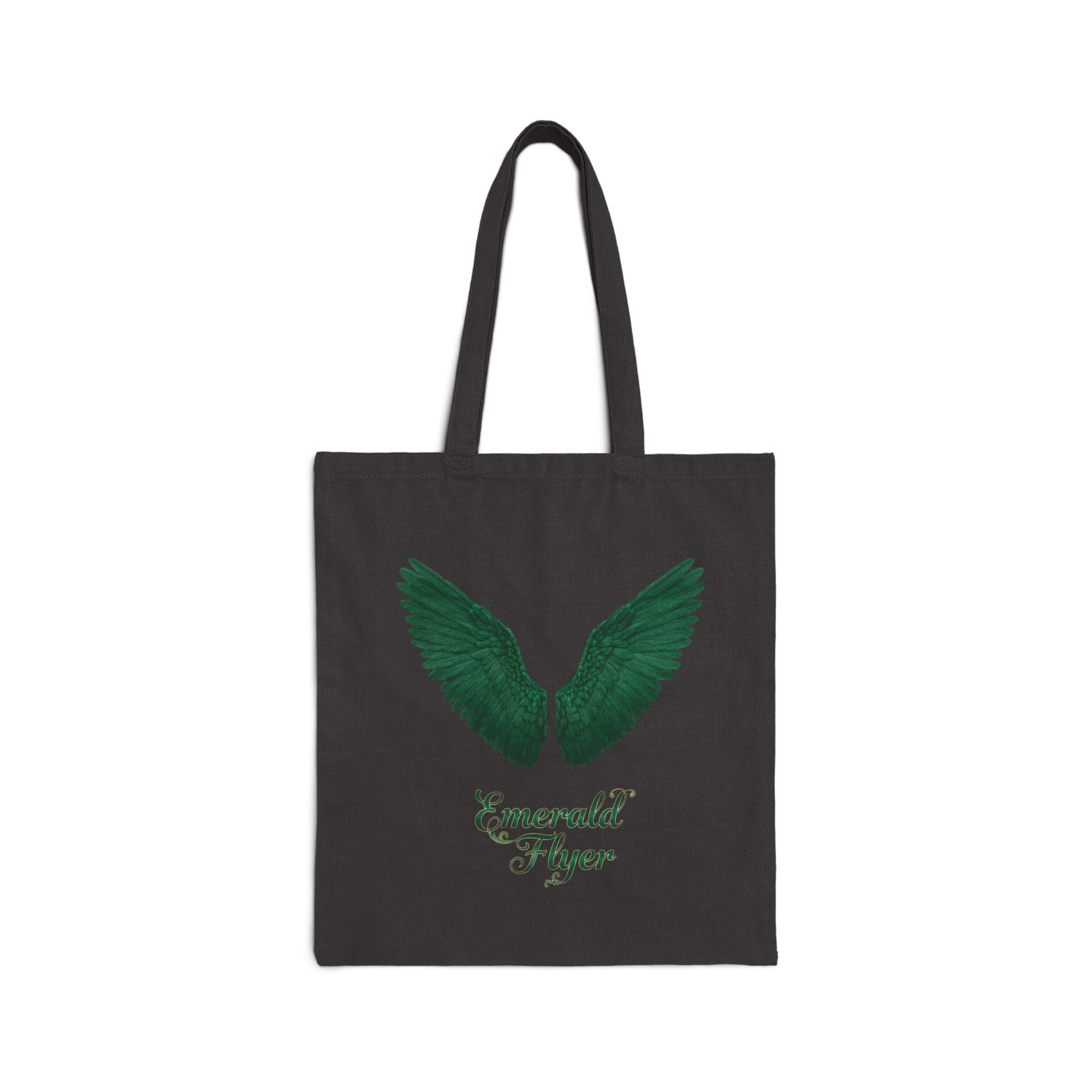 Tote Bag — Emerald Flyer Green Wings Canvas Tote