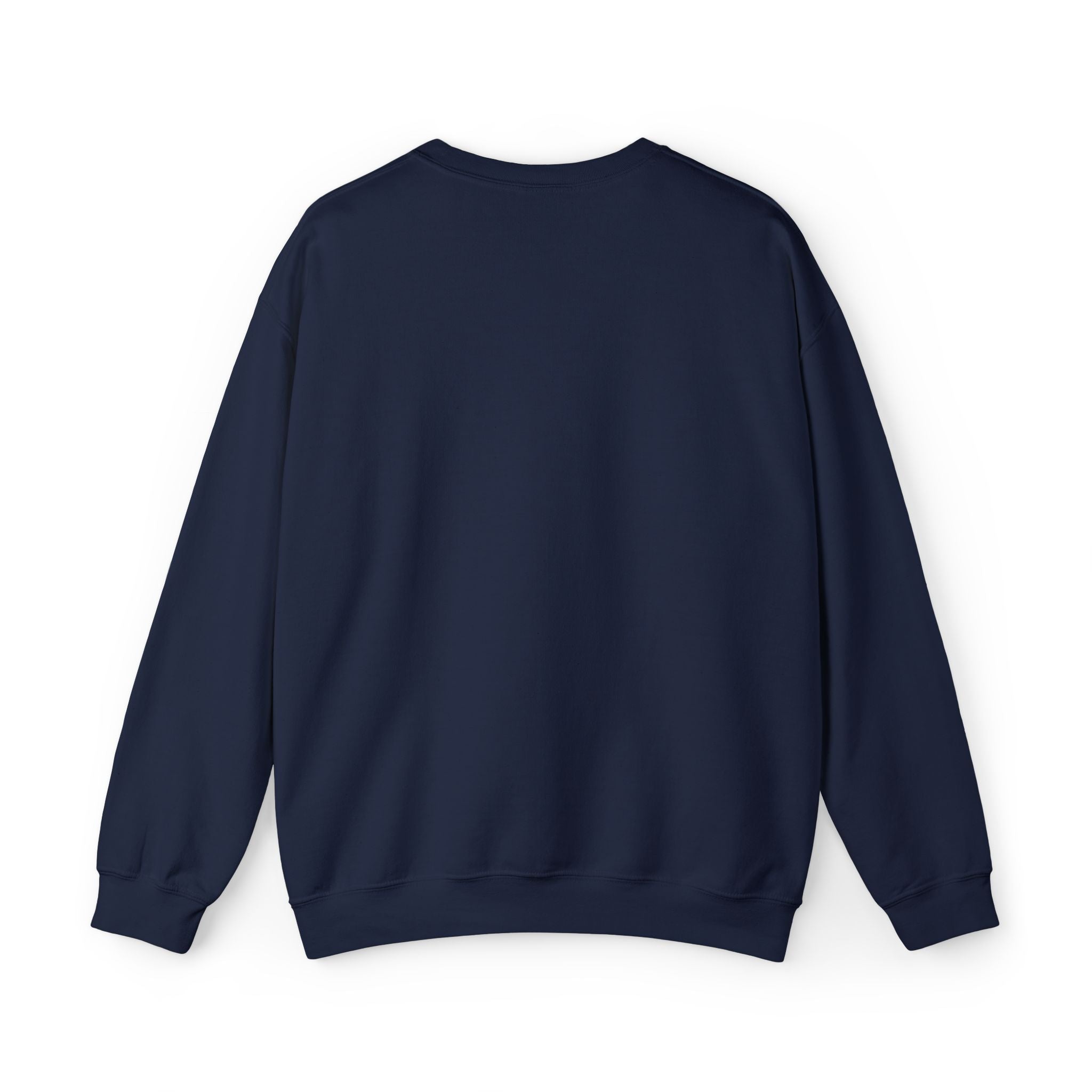 White Crewneck Sweatshirt with Tiny Green Plant Embroidery – “Plant Babe” Minimal Floral Design