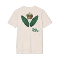 Emerald Flyer Tee — 'Born to Fly' Crown & Wings Graphic T-Shirt