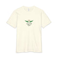 Emerald Flyer Tee — 'Born To Fly' Wing & Crown Graphic T-Shirt