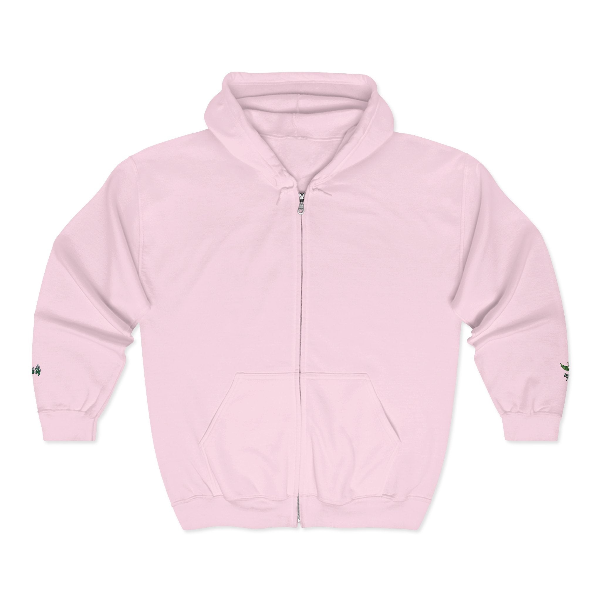 Emerald Flyer Zip Hoodie Cuff Logo