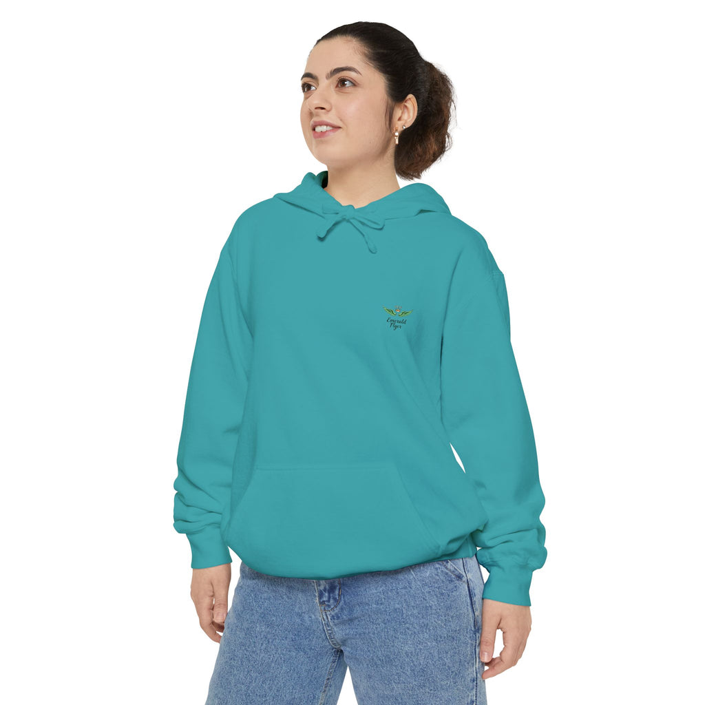Emerald Flyer Hoodie big embroidered unisex