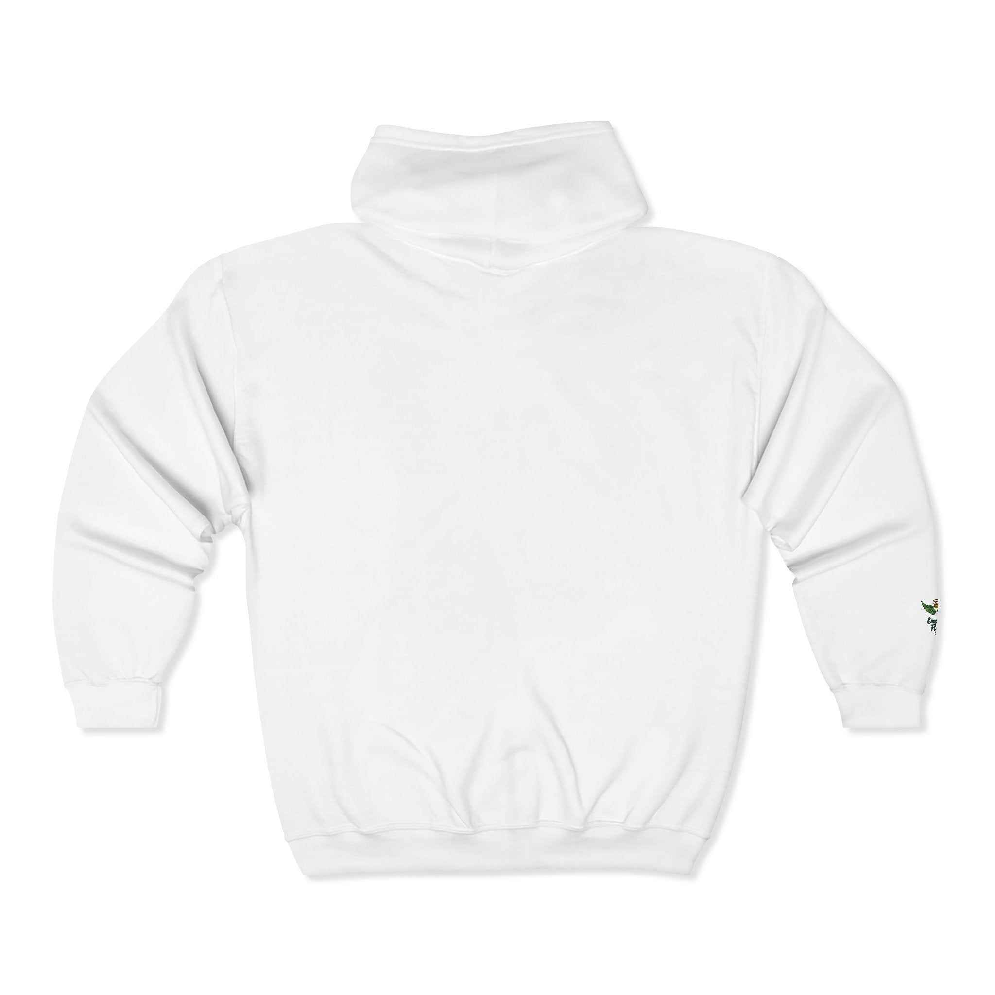 Emerald Flyer Full Zip Hoodie Cuff Logo