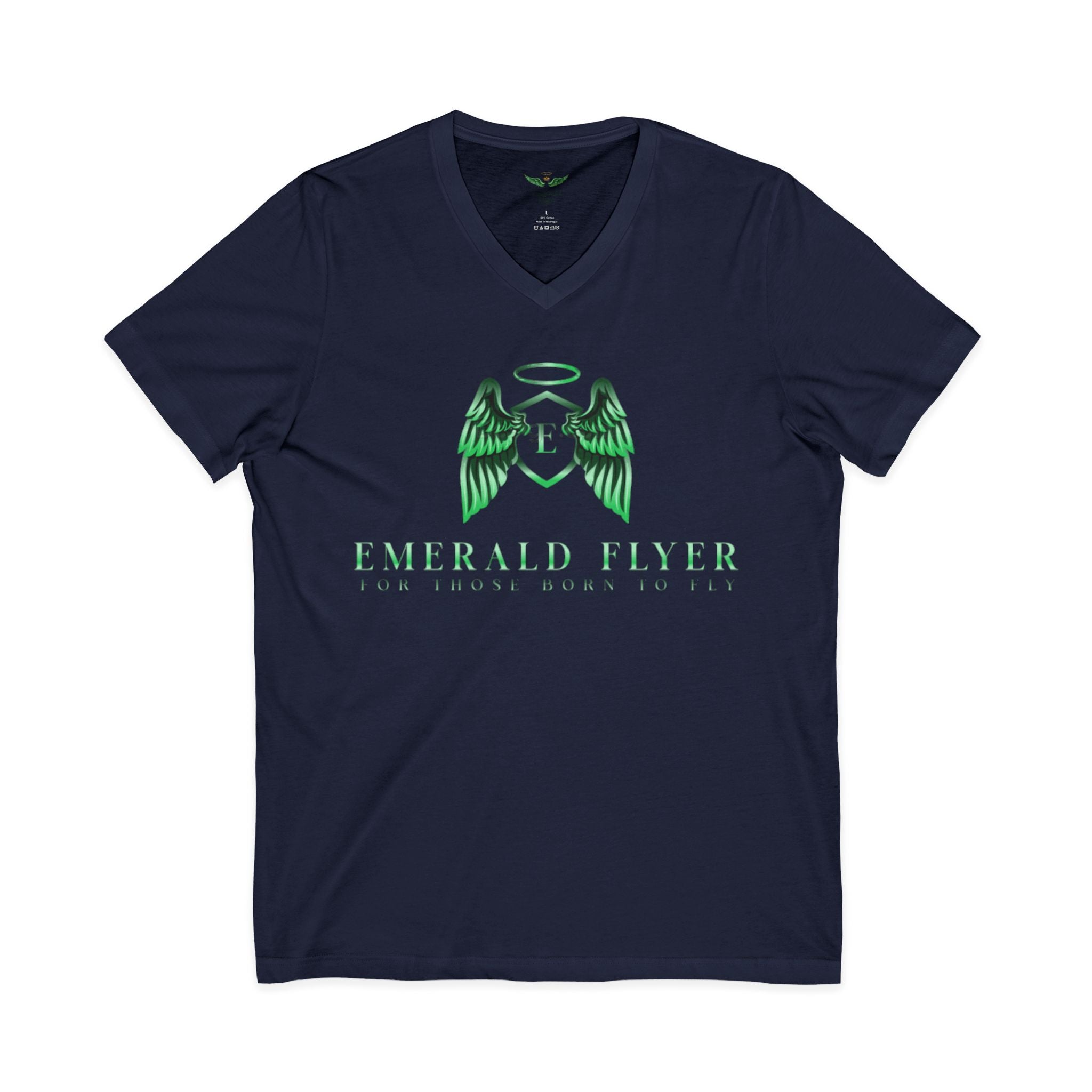 Emerald Flyer V‑Neck Wings