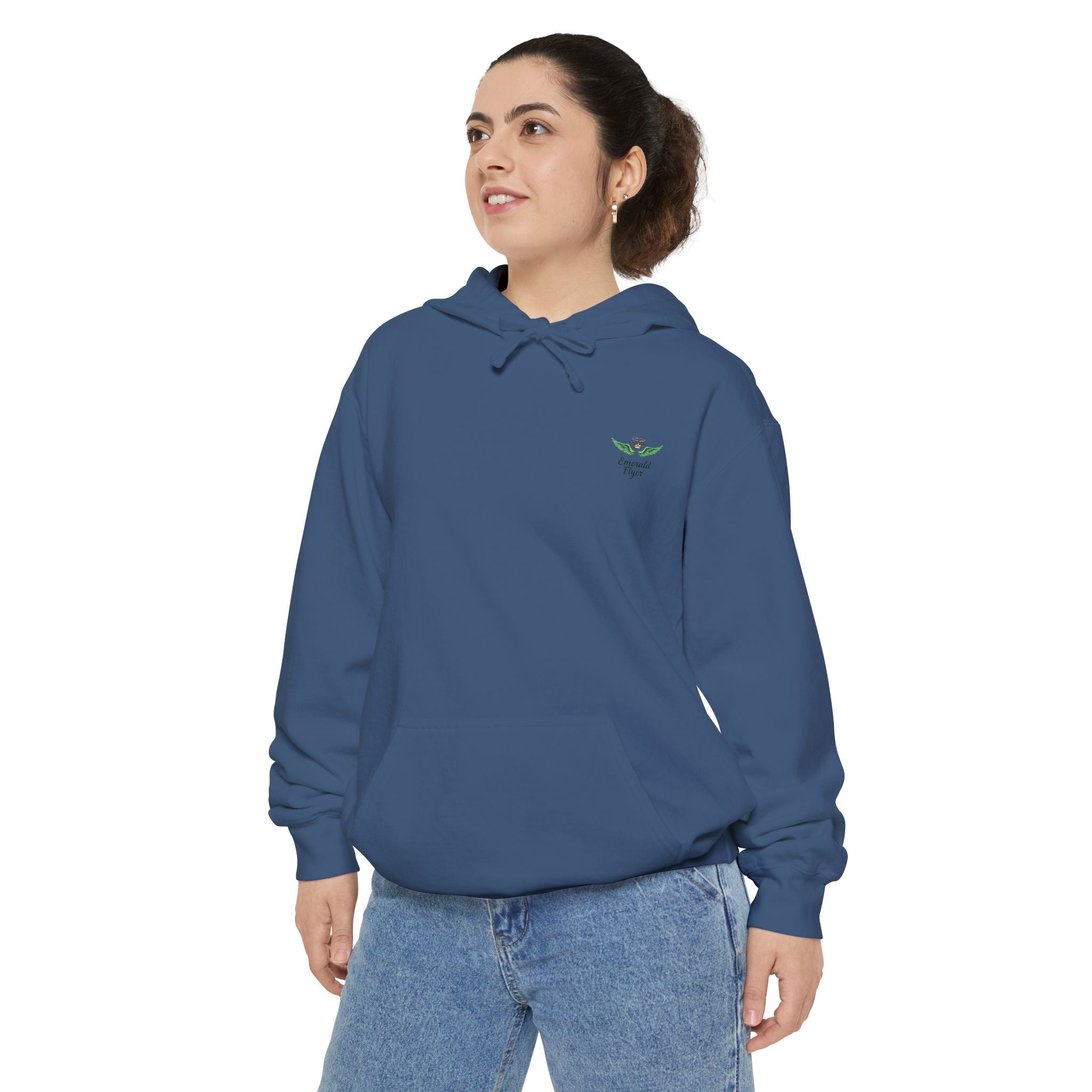 Emerald Flyer Hoodie Big Back Embroidered