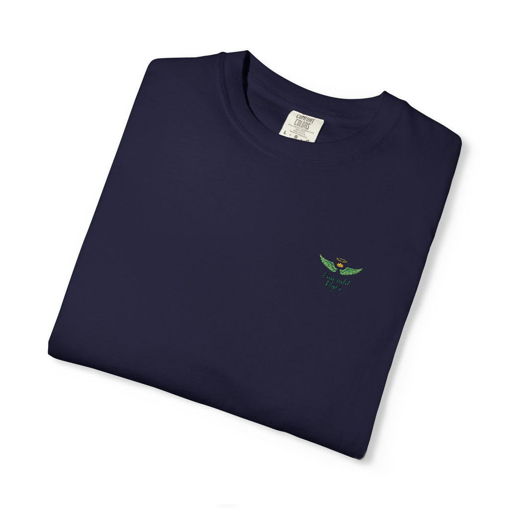 Emerald Flyer small print t-shirt