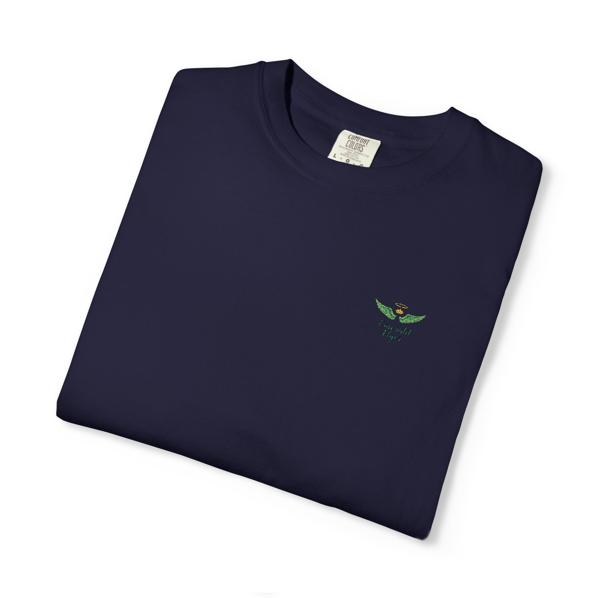 Emerald Flyer small print t-shirt